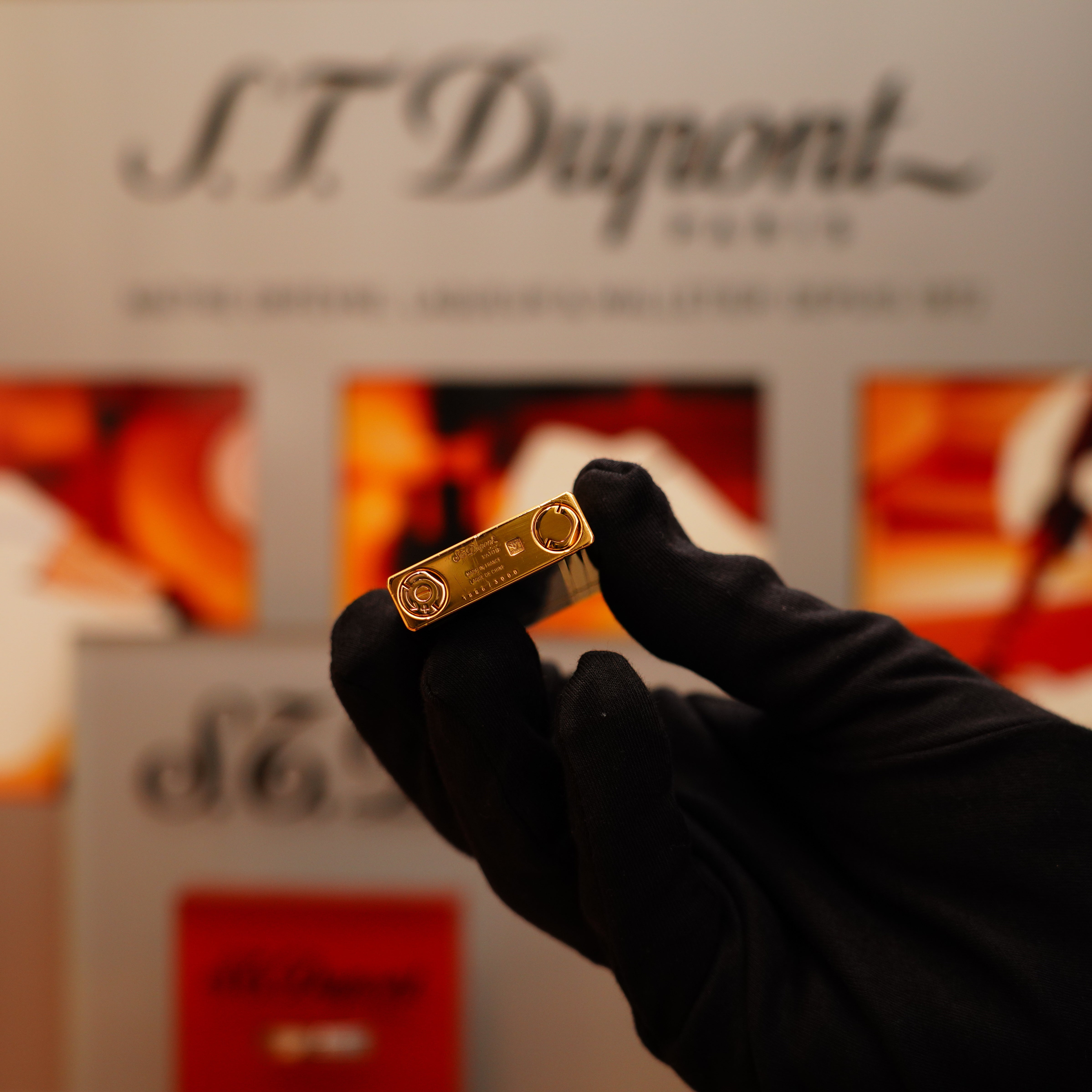 Vintage 1992 S.T. Dupont Colombus Gatsby Double Flame Limited