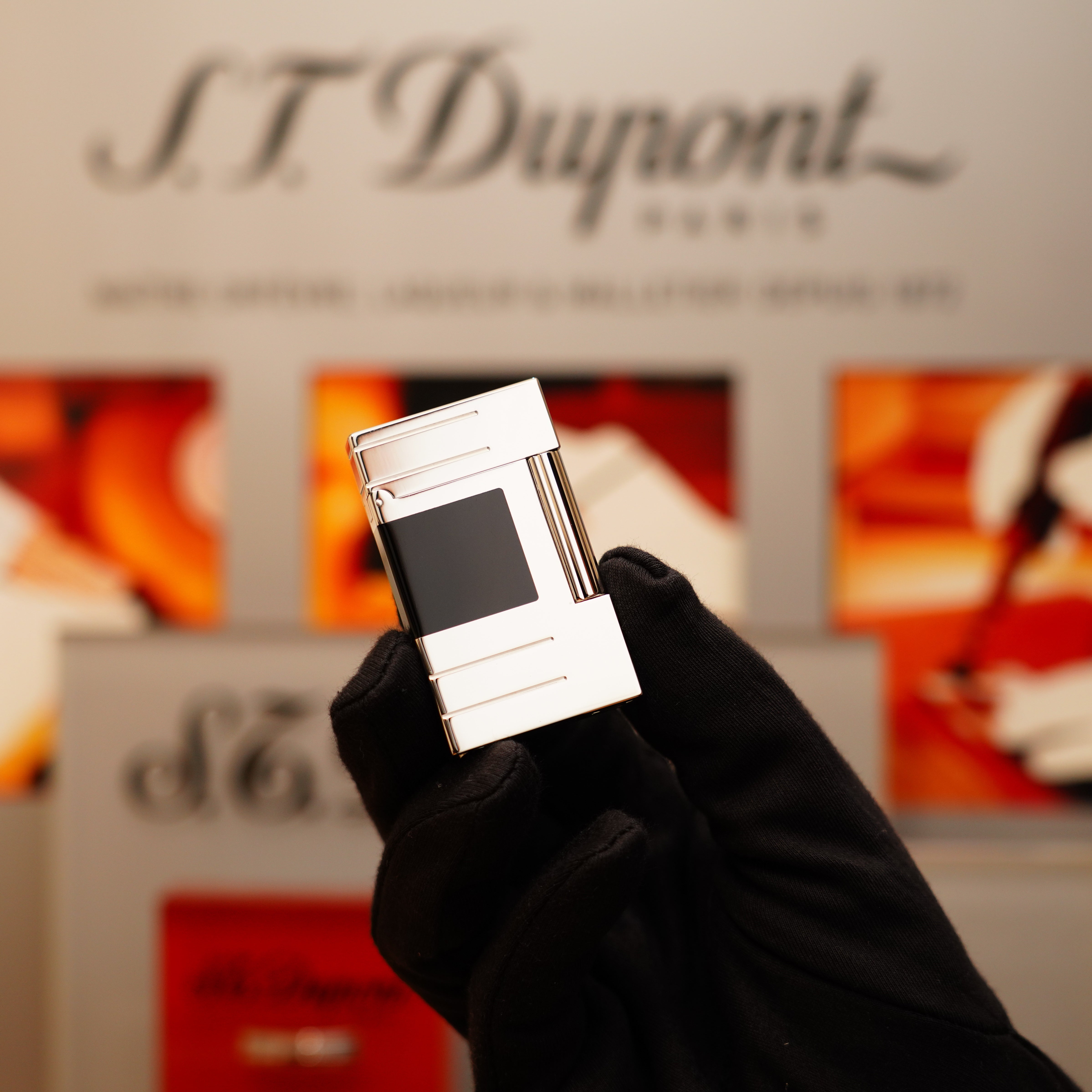 S.T. Dupont アートライター Vintage 1999 St Dupont Abstraction Limited to 2500 Heavy Palladium