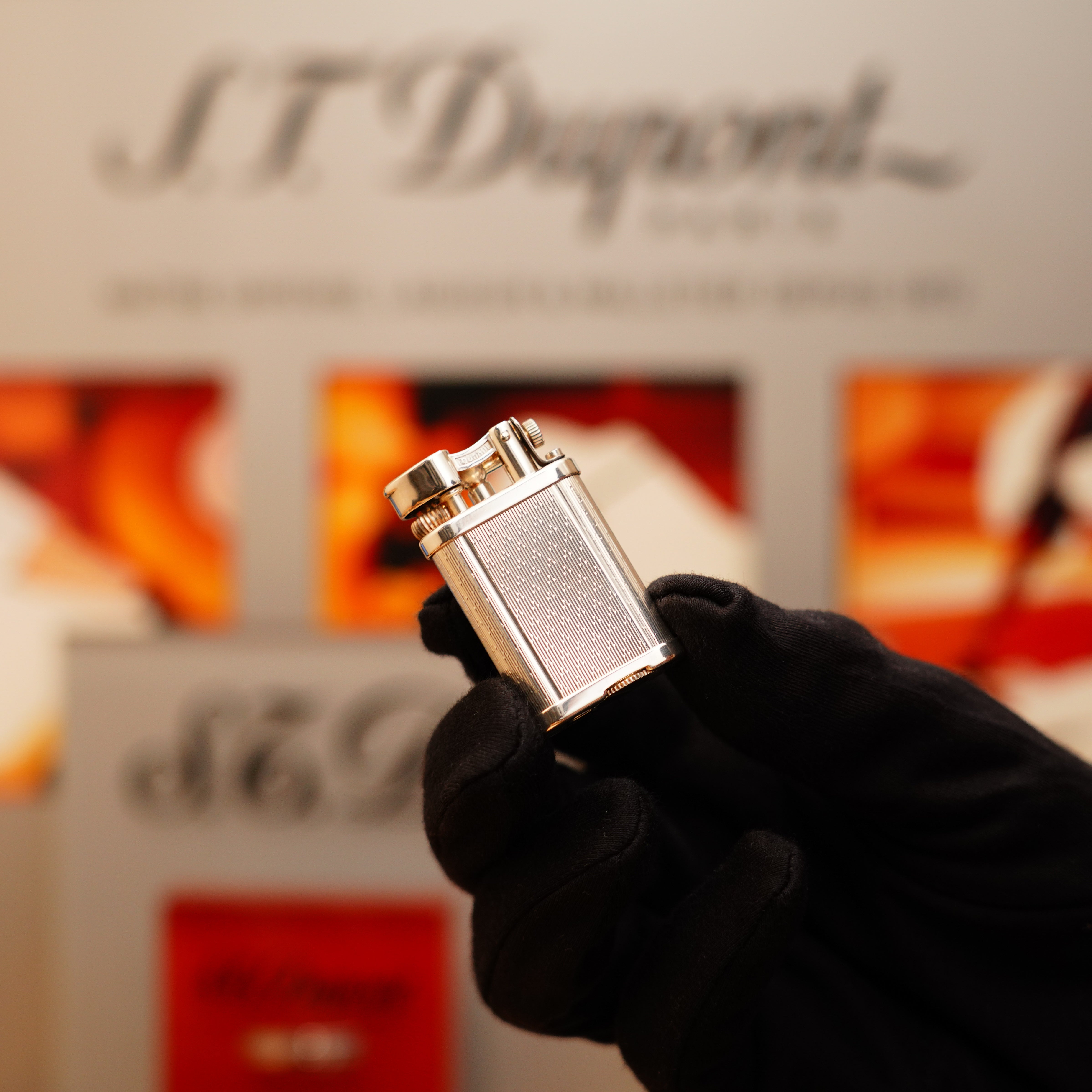 DUNHILL ビンテージメタルライター B215 DUNHILL ビンテージメタルライター B215