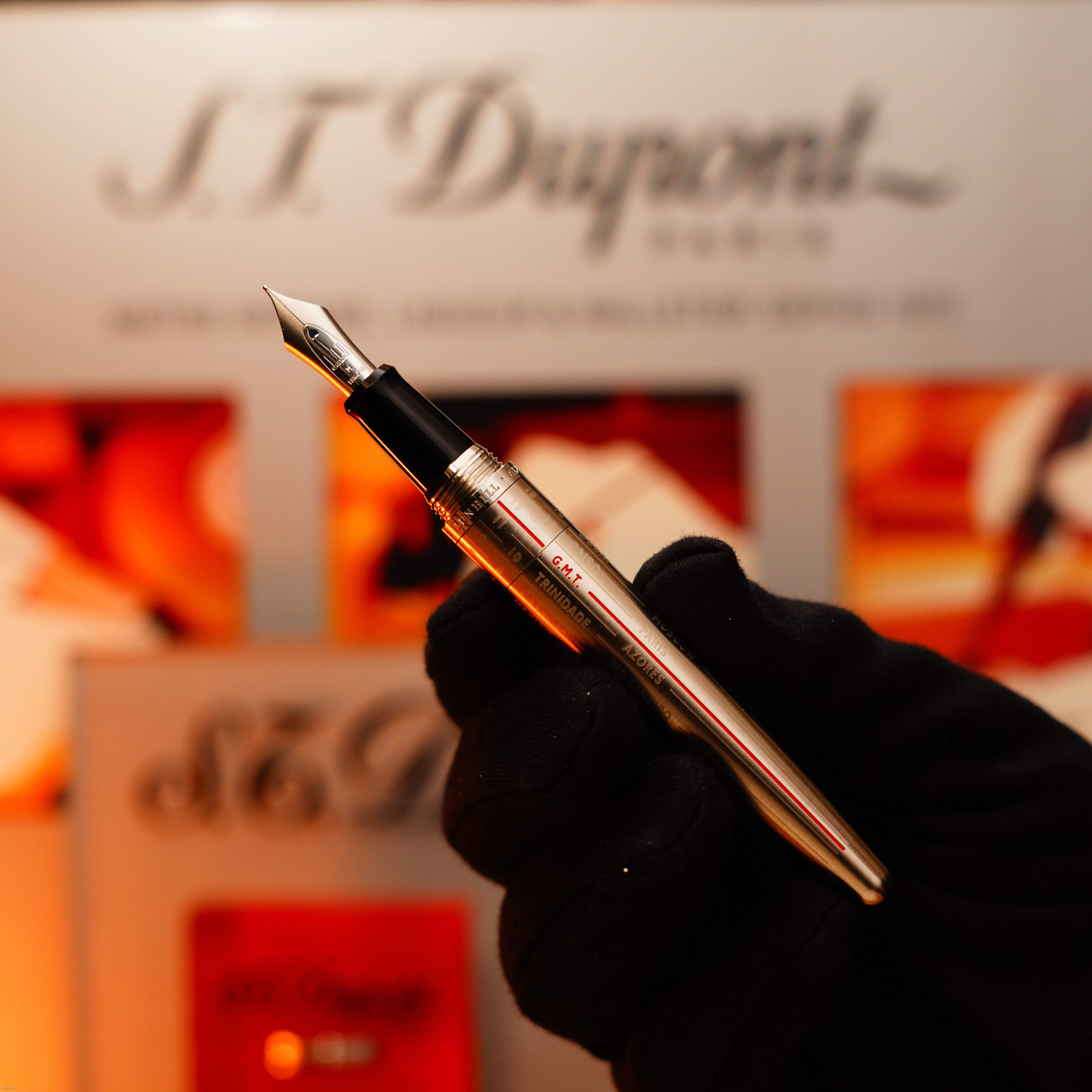 Vintage Extremely Rare Alfred Dunhill GMT Full Set – Solid