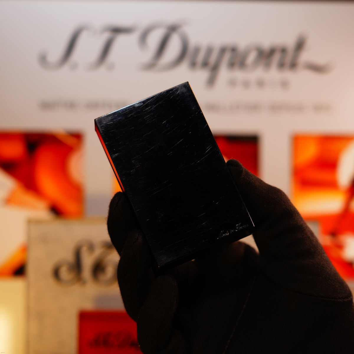 Vintage 1960 S.T. Dupont Ligne 1 Large Lighter – Rare Heavy Rose‑Gold Finish, Early Iconic Model in Excellent Condition, Full Set