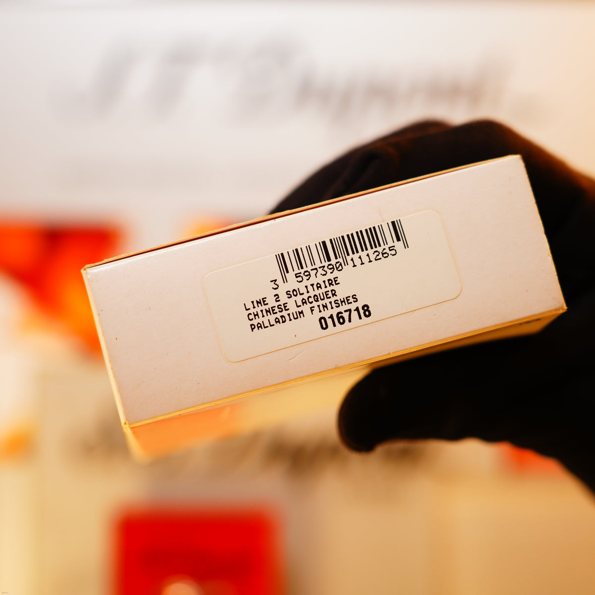 Vintage 1990 S.T. Dupont Ligne 2 Large “Natural Diamond” Limited Edition – Black Lacquer with Heavy Gold Accents, NOS Condition, Loud Cling