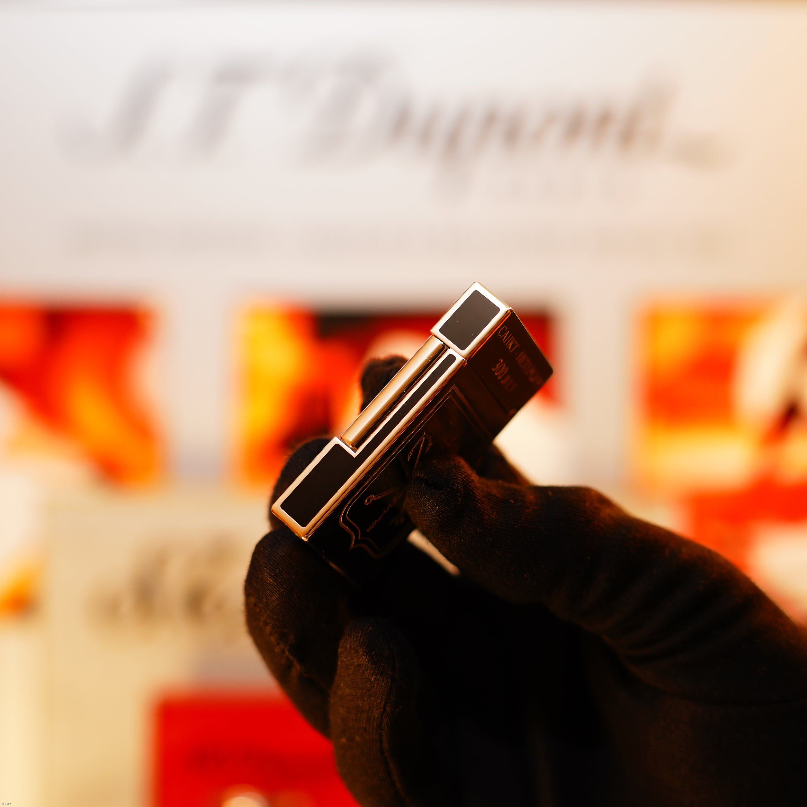 Vintage 2003 S.T. Dupont Ligne 2 Large “Saint Petersburg” Limited Edition Heavy Platinum Lighter – 1 of 300 Full Set “cling” sound