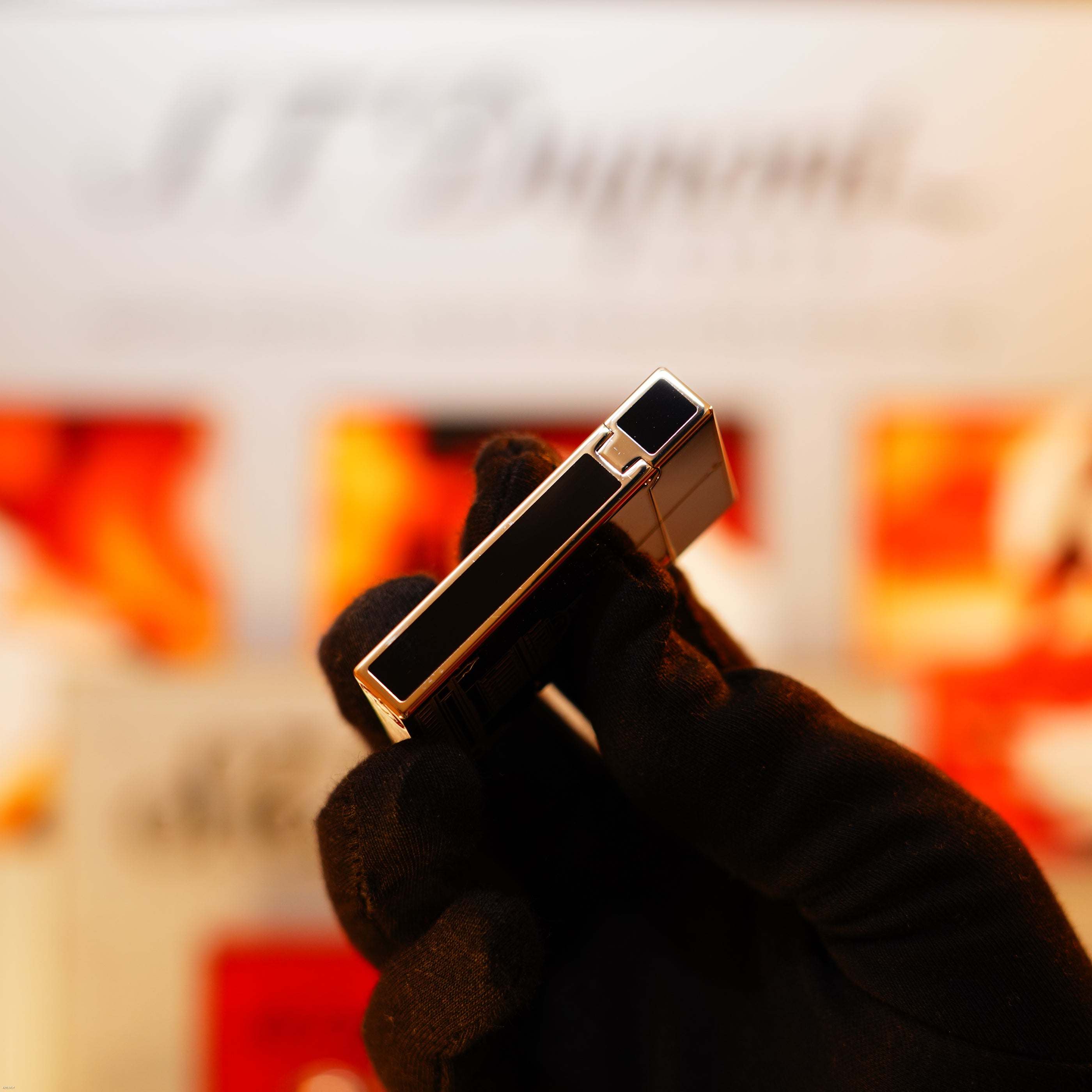 Vintage 2003 S.T. Dupont Ligne 2 Large “Saint Petersburg” Limited Edition Heavy Platinum Lighter – 1 of 300 Full Set “cling” sound