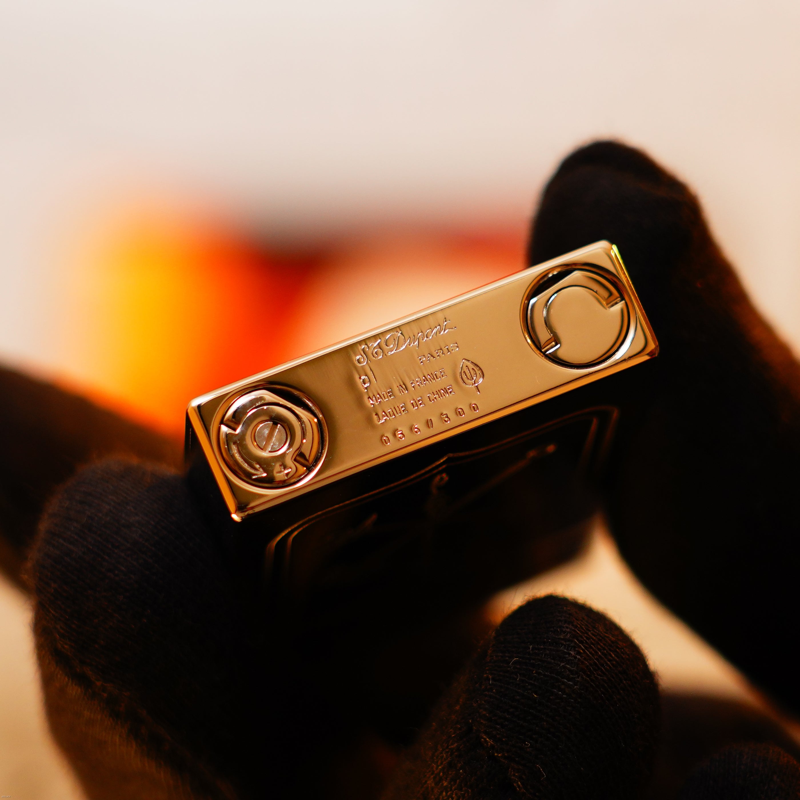 Vintage 2003 S.T. Dupont Ligne 2 Large “Saint Petersburg” Limited Edition Heavy Platinum Lighter – 1 of 300 Full Set “cling” sound