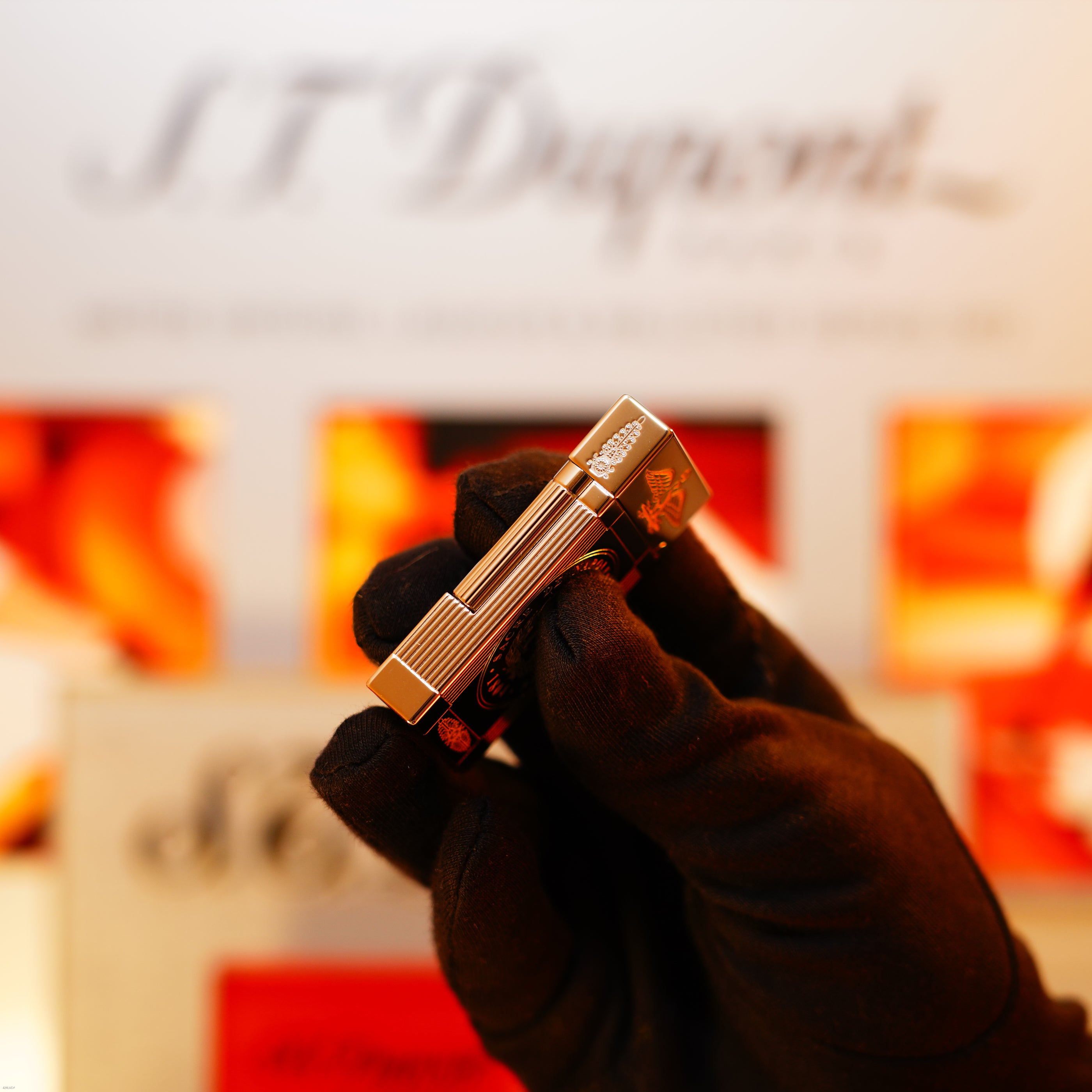 Vintage 1998 S.T. Dupont Ligne 2 Large “Napoleon Bonaparte” Limited Edition – Palladium Finish, One of 1500, Collector Set, Good Condition with Minor Mark