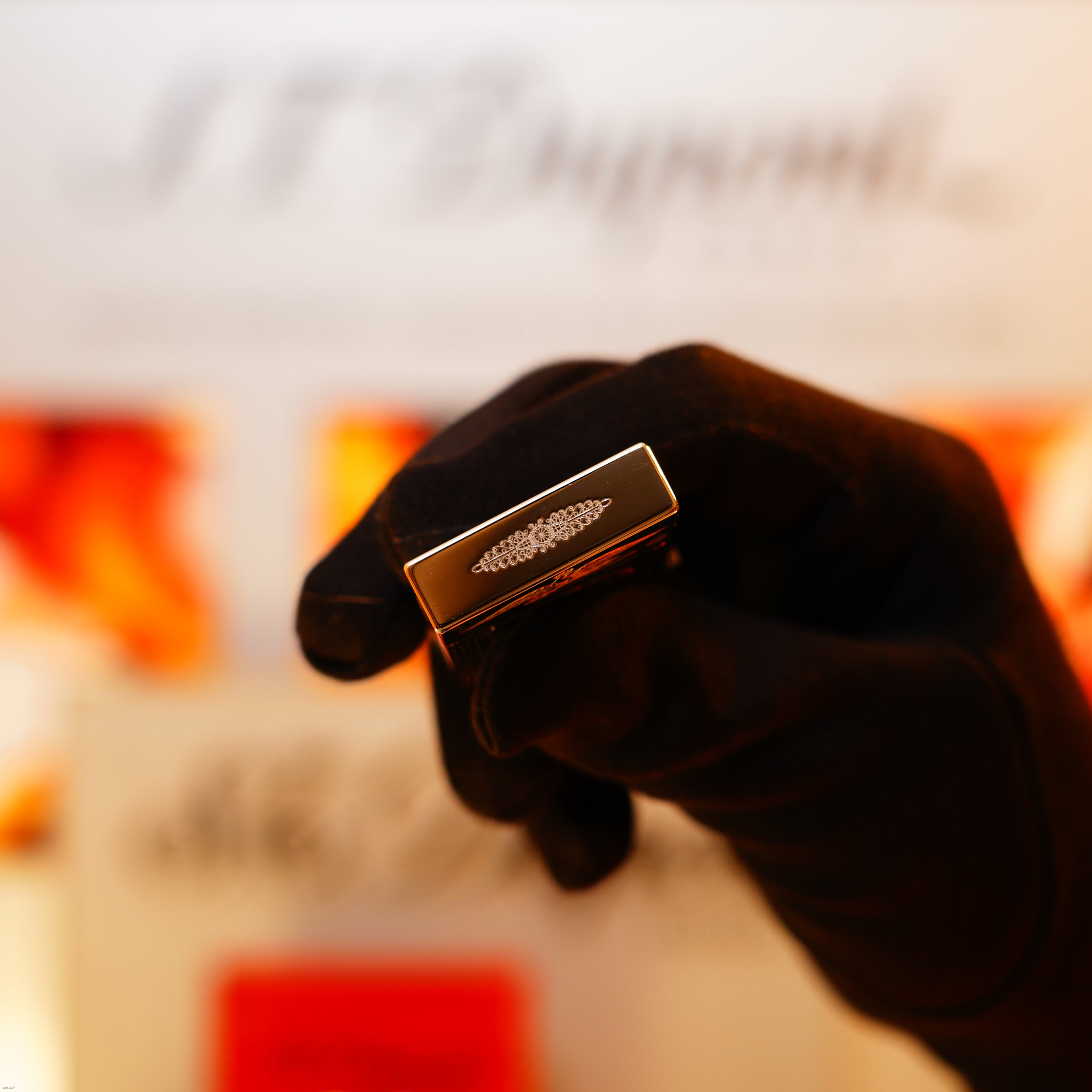 Vintage 1998 S.T. Dupont Ligne 2 Large “Napoleon Bonaparte” Limited Edition – Palladium Finish, One of 1500, Collector Set, Good Condition with Minor Mark