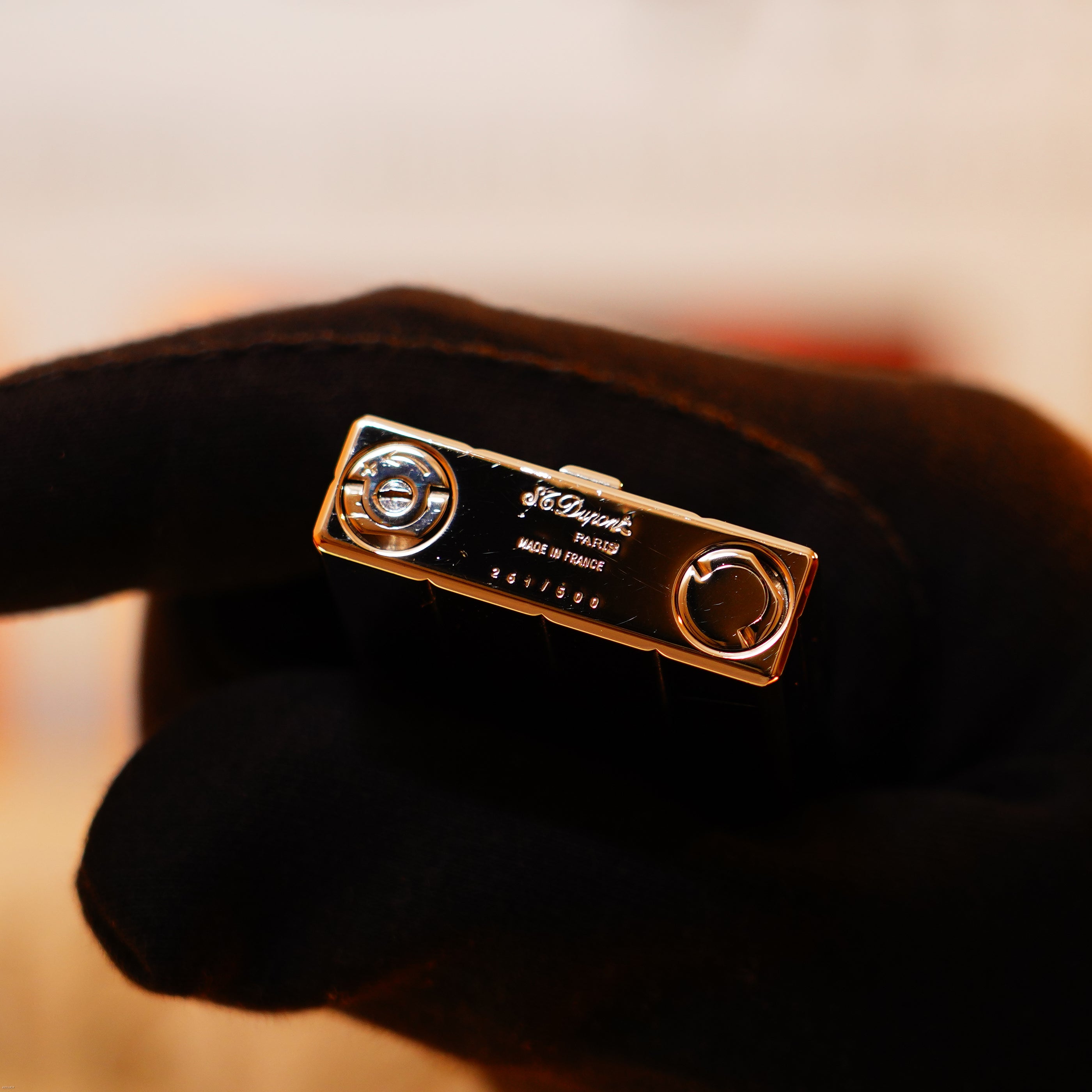 Vintage 2000 S.T. Dupont Ligne 2 Large “Night &amp; Light” Diamonds Edition – Solid Platinum Bar Set with 14 Natural Brilliant Diamonds, Loud Clink, Full Set with Certificate