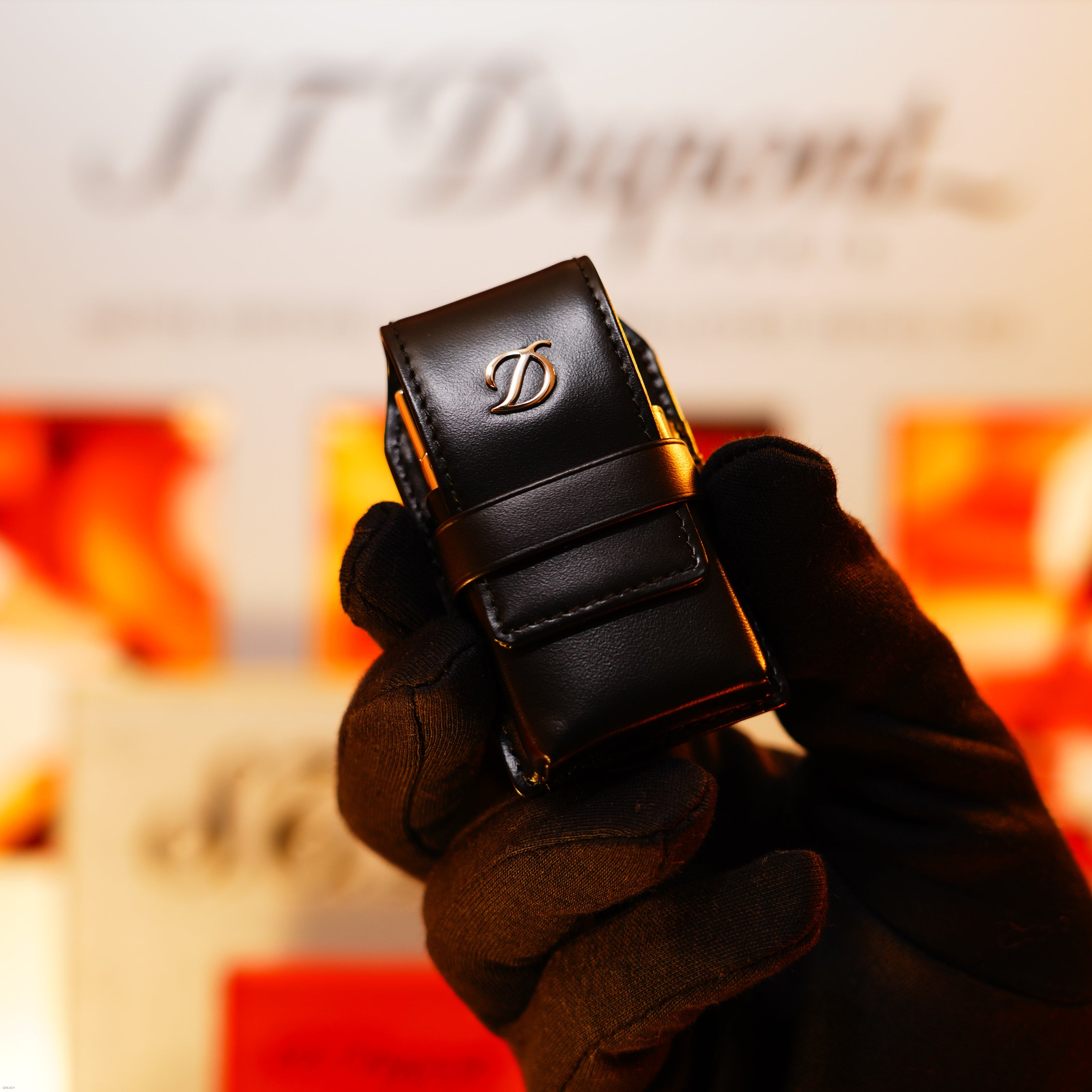 Vintage 2000 S.T. Dupont Ligne 2 Large “Night &amp; Light” Diamonds Edition – Solid Platinum Bar Set with 14 Natural Brilliant Diamonds, Loud Clink, Full Set with Certificate