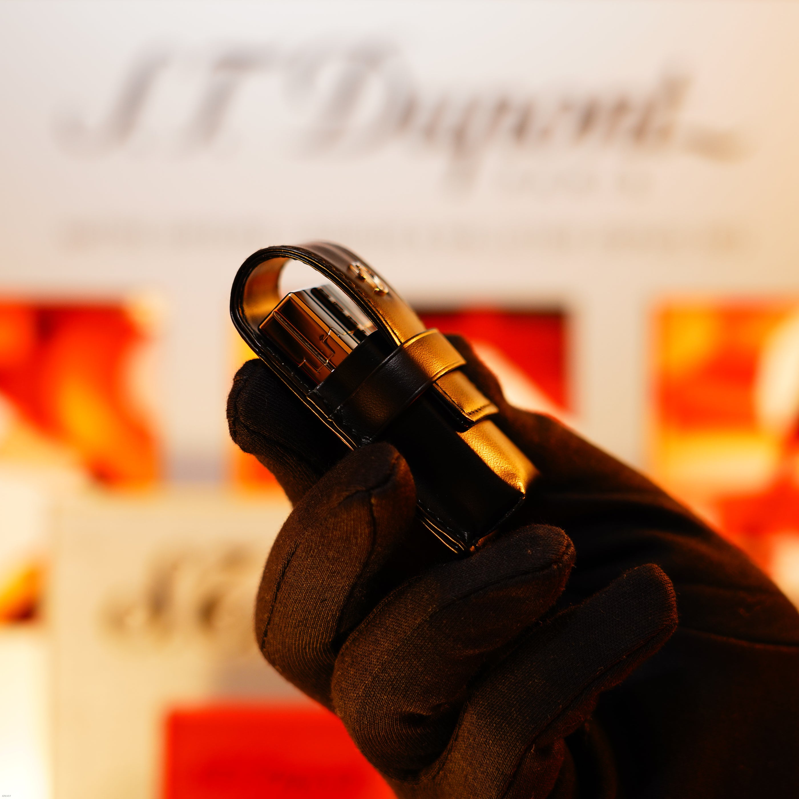 Vintage 2000 S.T. Dupont Ligne 2 Large “Night &amp; Light” Diamonds Edition – Solid Platinum Bar Set with 14 Natural Brilliant Diamonds, Loud Clink, Full Set with Certificate