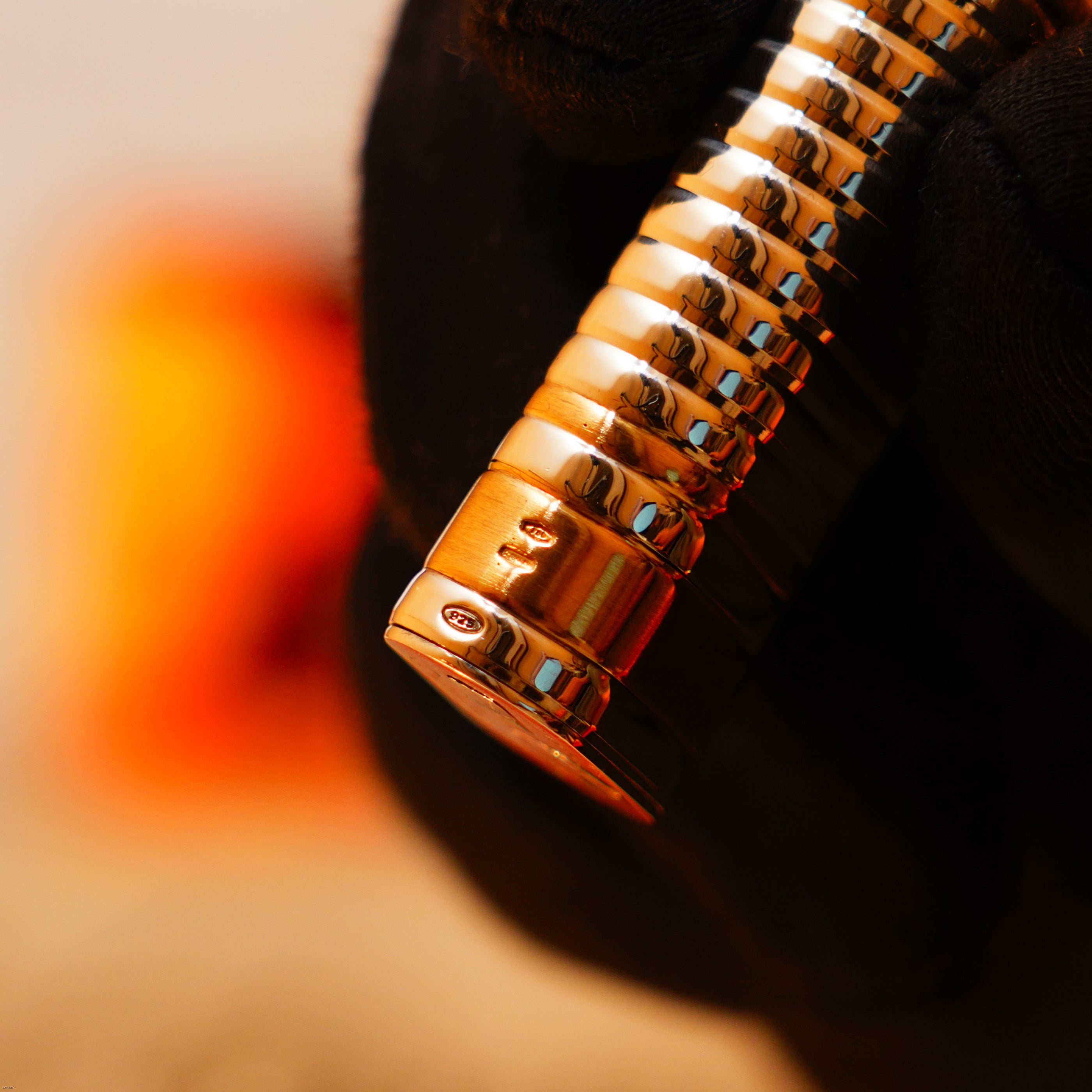 Vintage 1970 Cartier Solid 925 Silver Horizontal‑Line Lighter – Solid 18K Gold Bands, New Old Stock Museum Condition, Rare Full Set