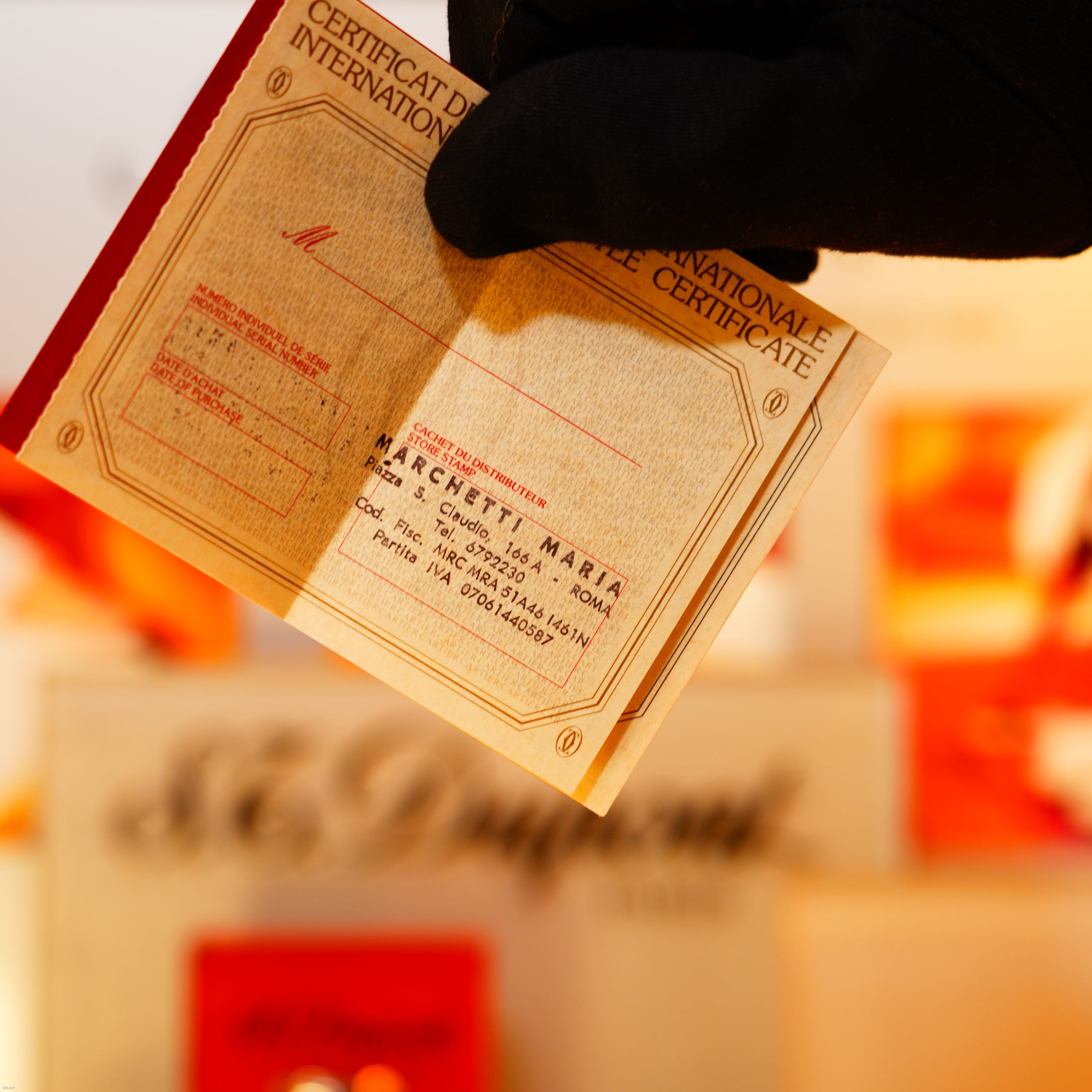 Vintage 1980 Cartier Lighter – Heavy 24K Gold Finish “Modern Diamond Pattern”, Rare Full Set with Box & Papers