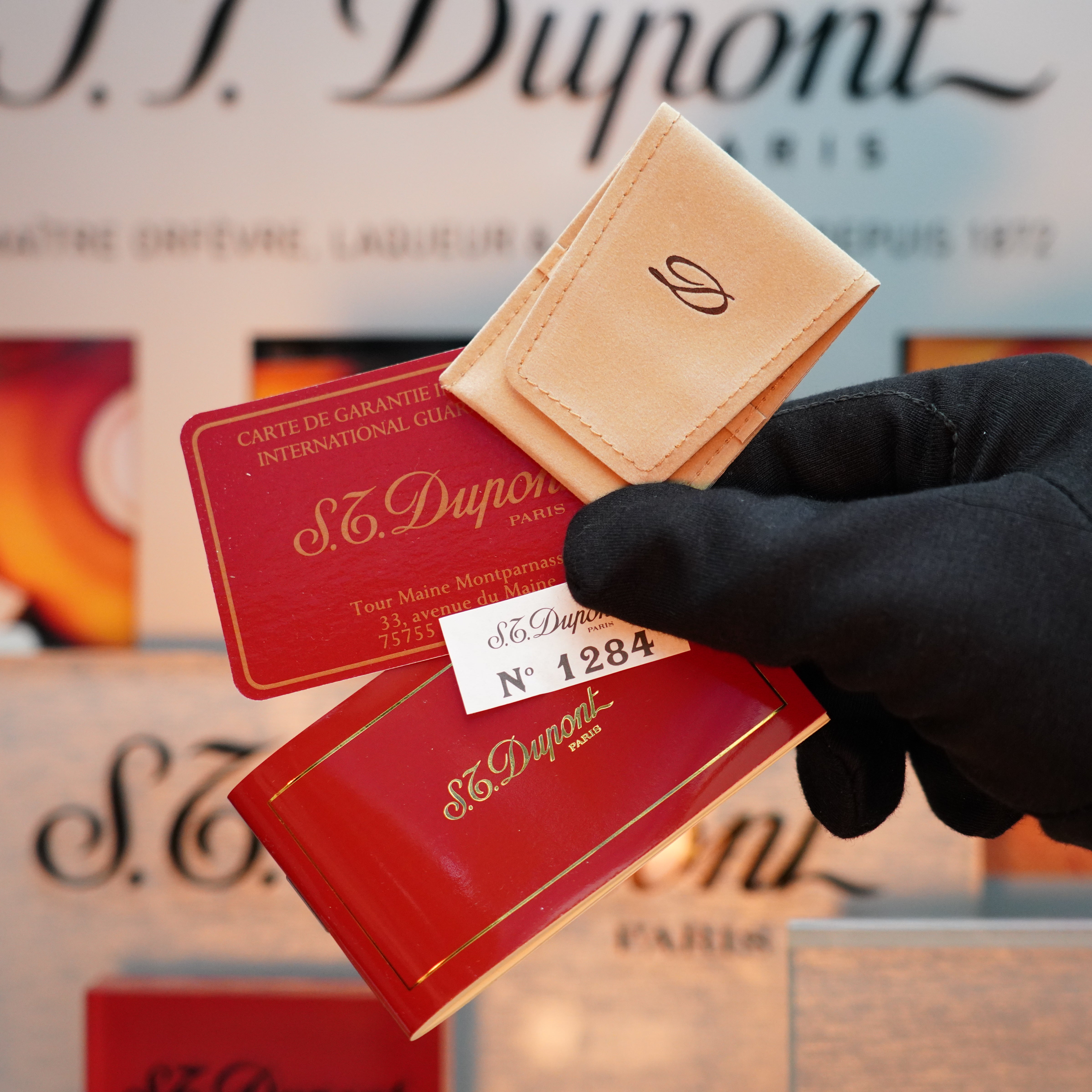 Vintage 1990 S.T. Dupont Iconic 24k Gold Finish D Ligne Hand