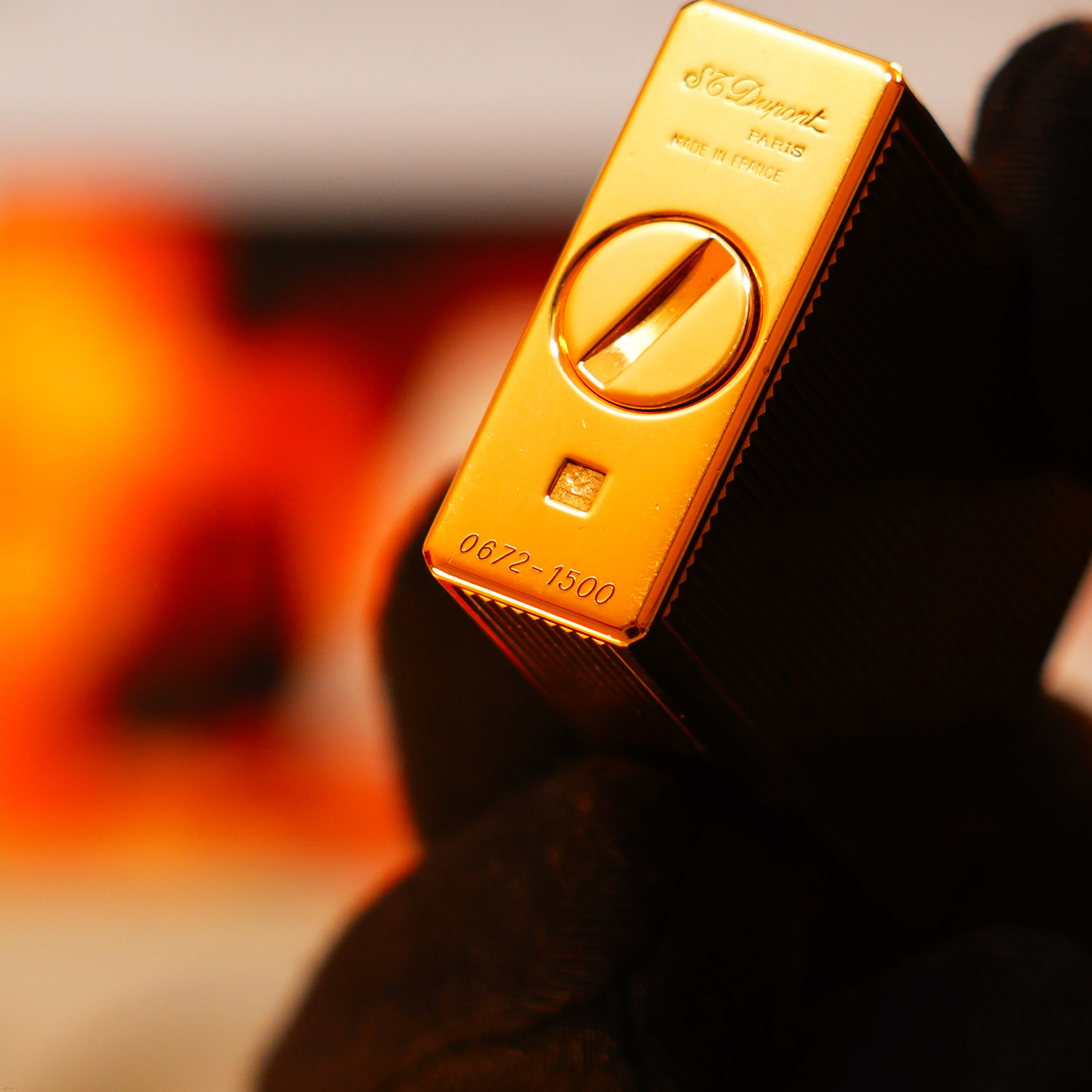 Vintage 1991 S.T. Dupont “Jubile” Limited Edition Petrol Lighter – 18K Gold-Finish Paris Series, Limited to 1500 Worldwide