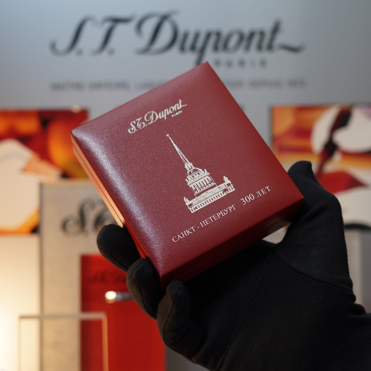 Vintage 2003 S.T. Dupont Small Ligne 2 “Saint Petersburg” Limited Edition Only 300 Made Platinum small Ligne 2 Lighter Clink Sound