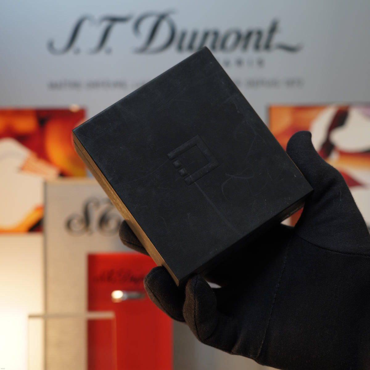 Vintage 2000 S.T. Dupont Heavy Palladium Décor High Tech rare Lighter