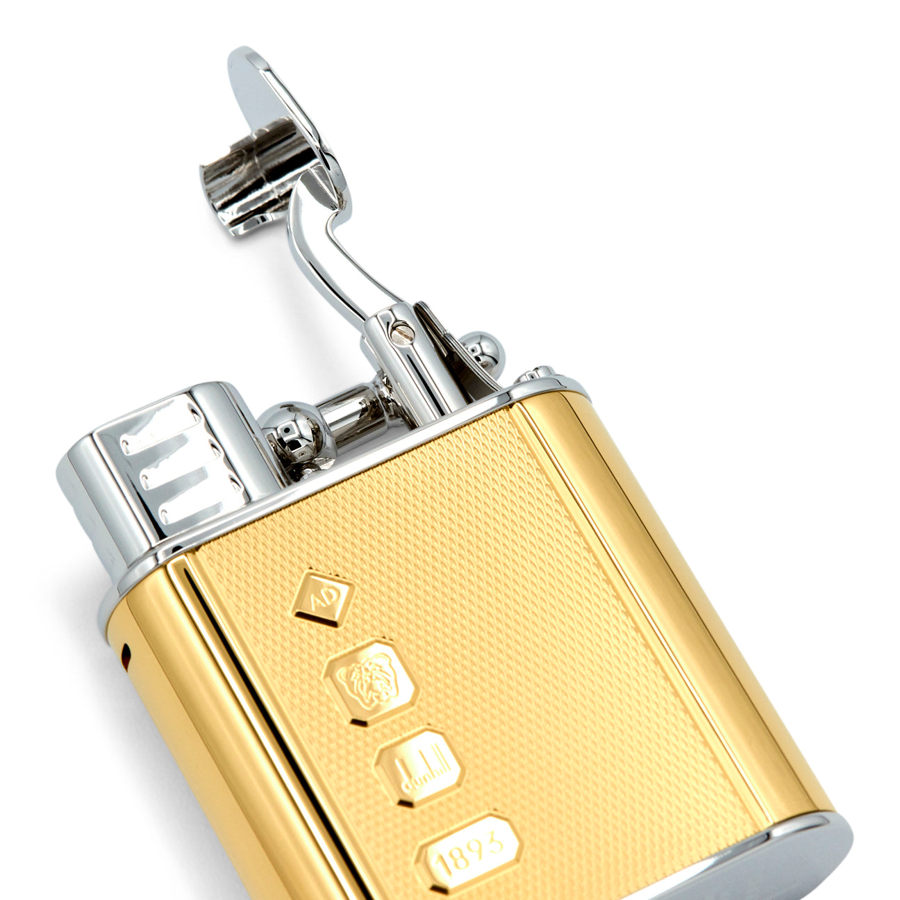 Dunhill Hallmark Barley Gold & Palladium Finish Turbo Lighter