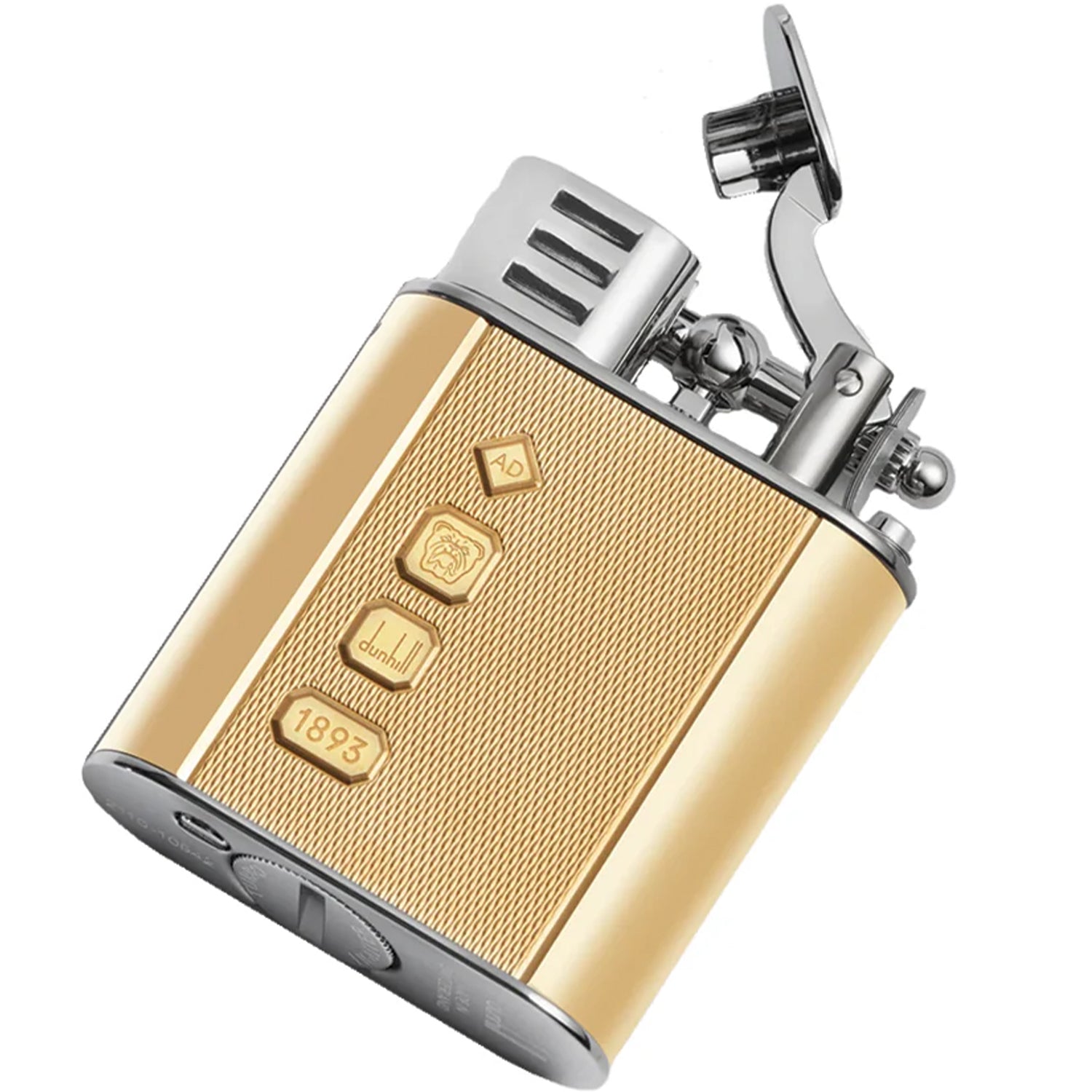 Dunhill Hallmark Barley Gold & Palladium Finish Turbo Lighter