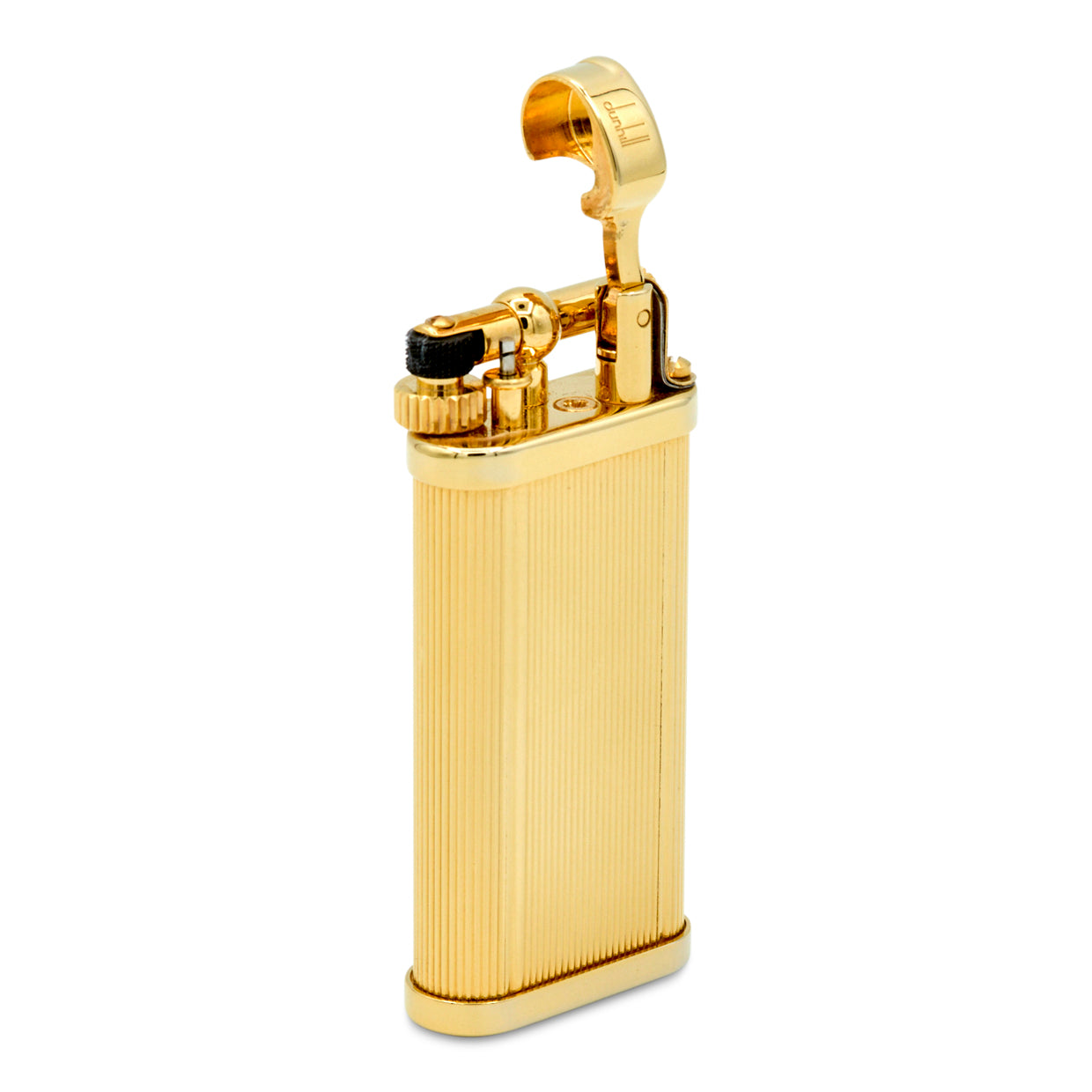 Dunhill Unique Lines Gold Finish Lighter | KirbyAllison.com