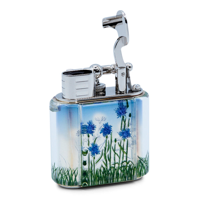 Dunhill Limited Edition Blue Aquarium Moth Turbo Lighter