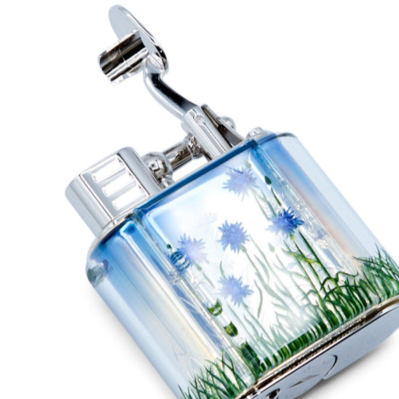 Dunhill Limited Edition Blue Aquarium Moth Turbo Lighter