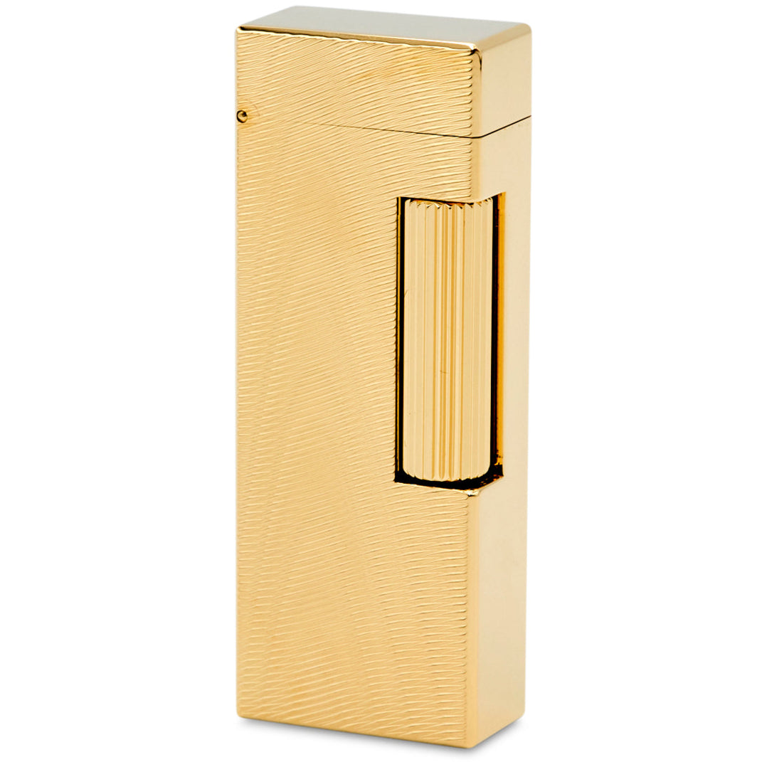 Dunhill Moire Gold Finish Rollagas Lighter