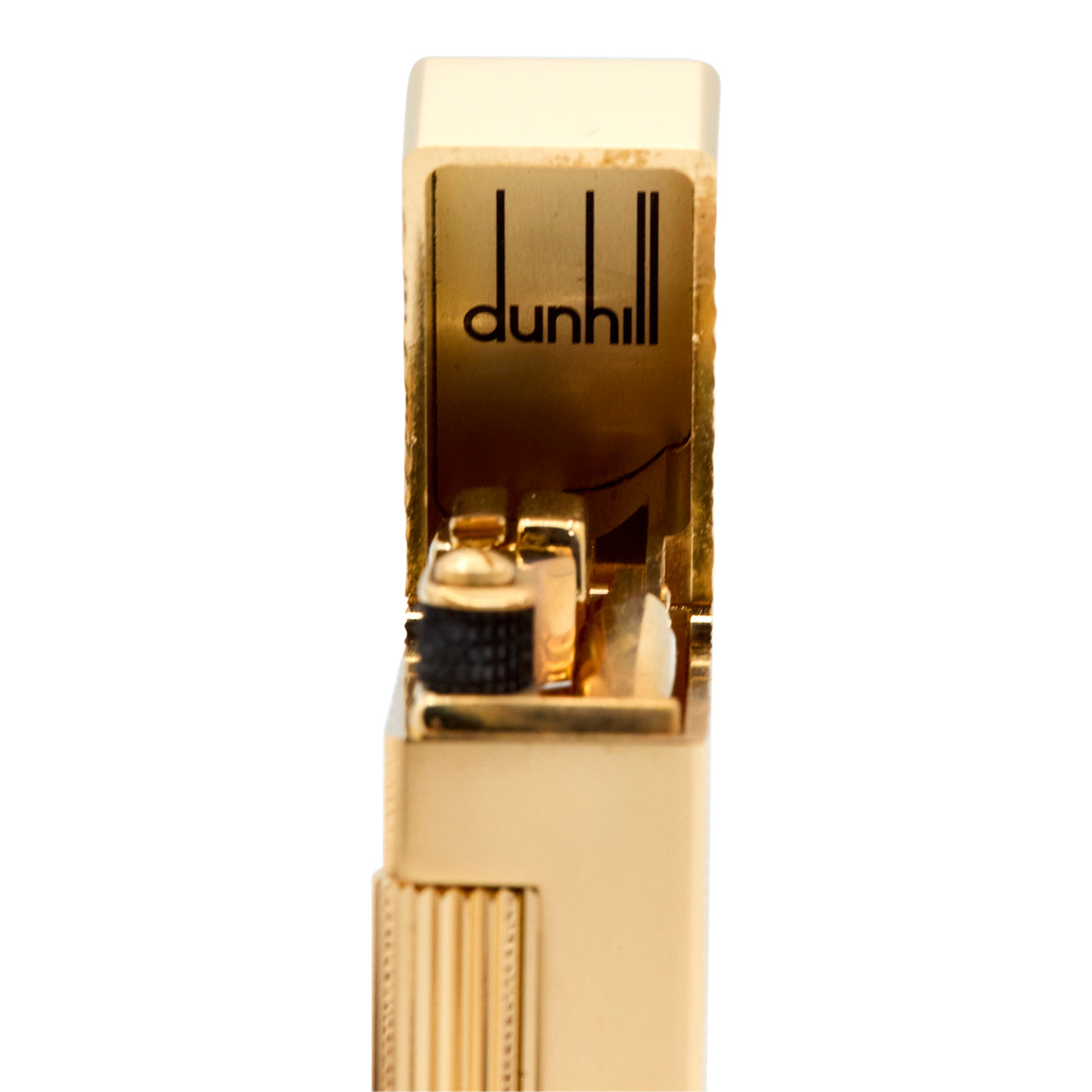 Dunhill Moire Gold Finish Rollagas Lighter