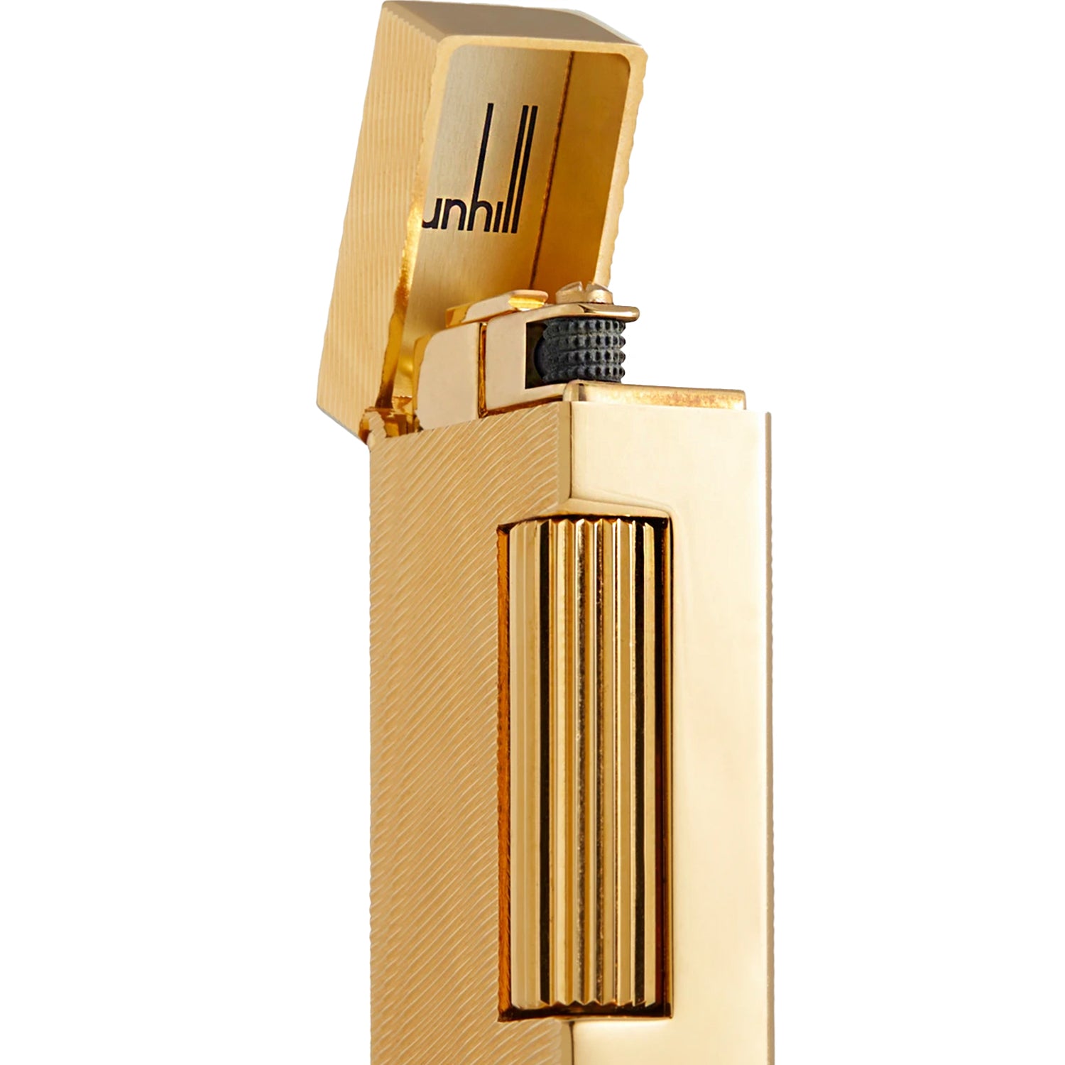 Dunhill Moire Gold Finish Rollagas Lighter