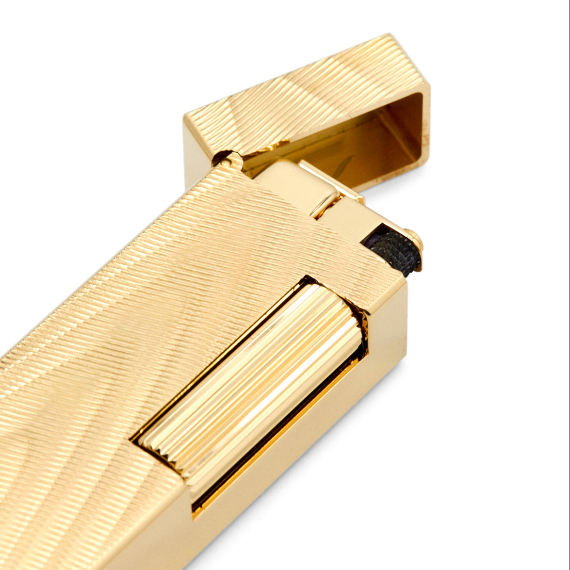 Dunhill Moire Gold Finish Rollagas Lighter