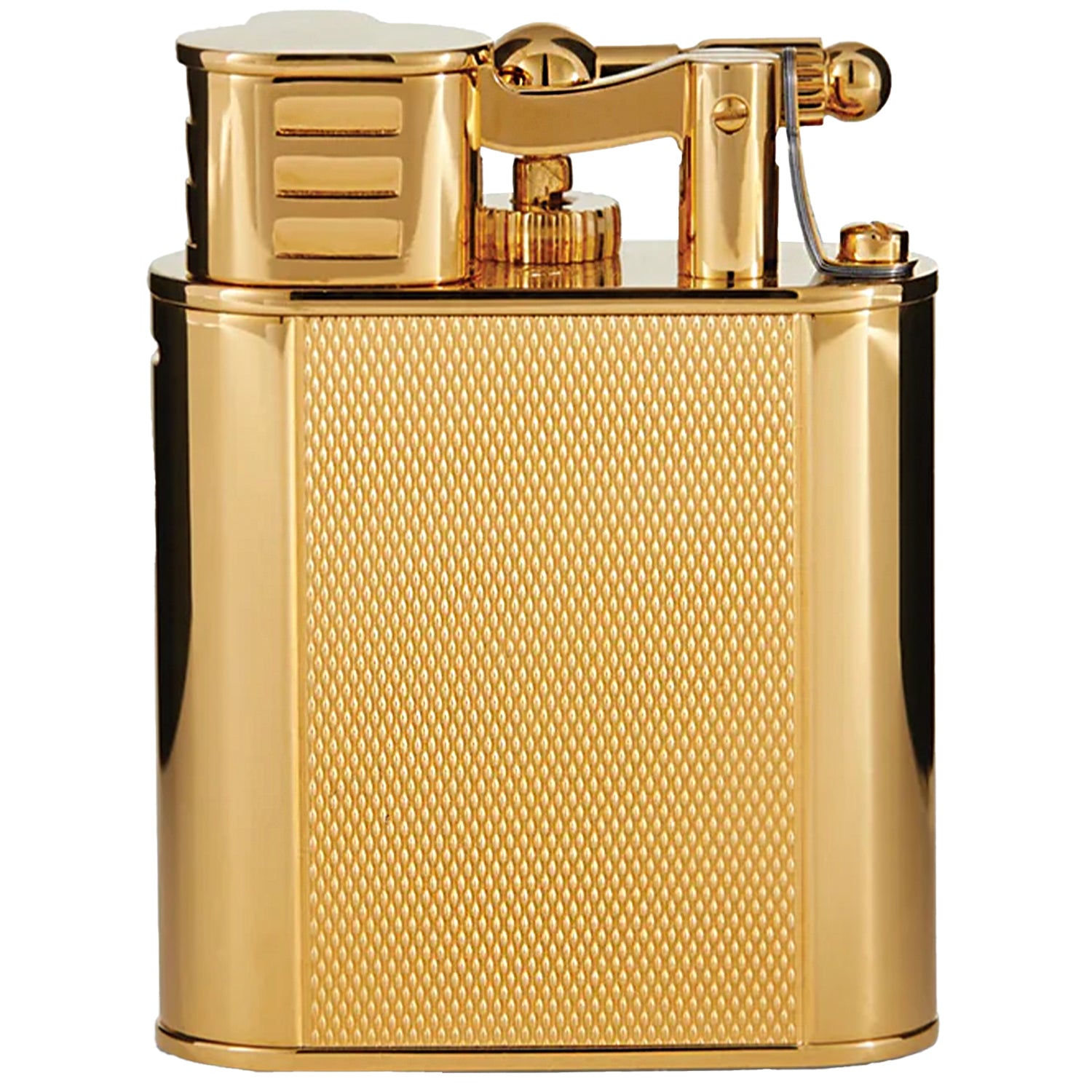 Dunhill Barley Gold Finish Turbo Lighter | KirbyAllison.com