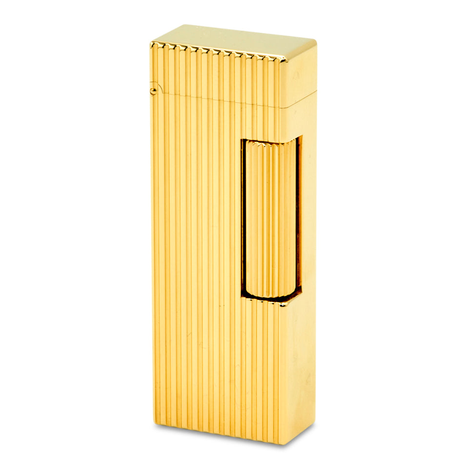 Dunhill Lines Gold Finish Rollagas Lighter