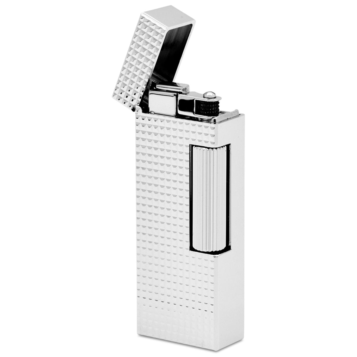 Dunhill Hobnail Silver Finish Rollagas Lighter