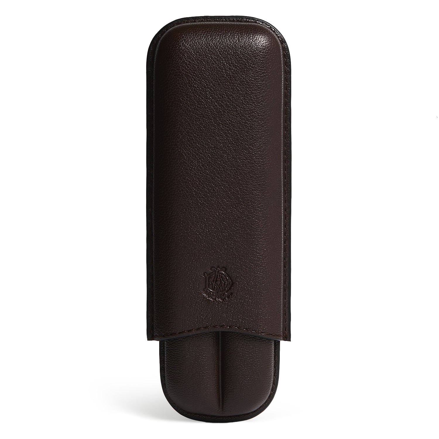 Dunhill Chocolate Goatskin Cigar Case (2 cigars)