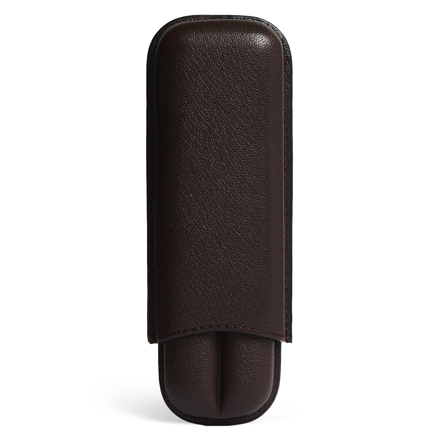 Dunhill Chocolate Goatskin Cigar Case (2 cigars)