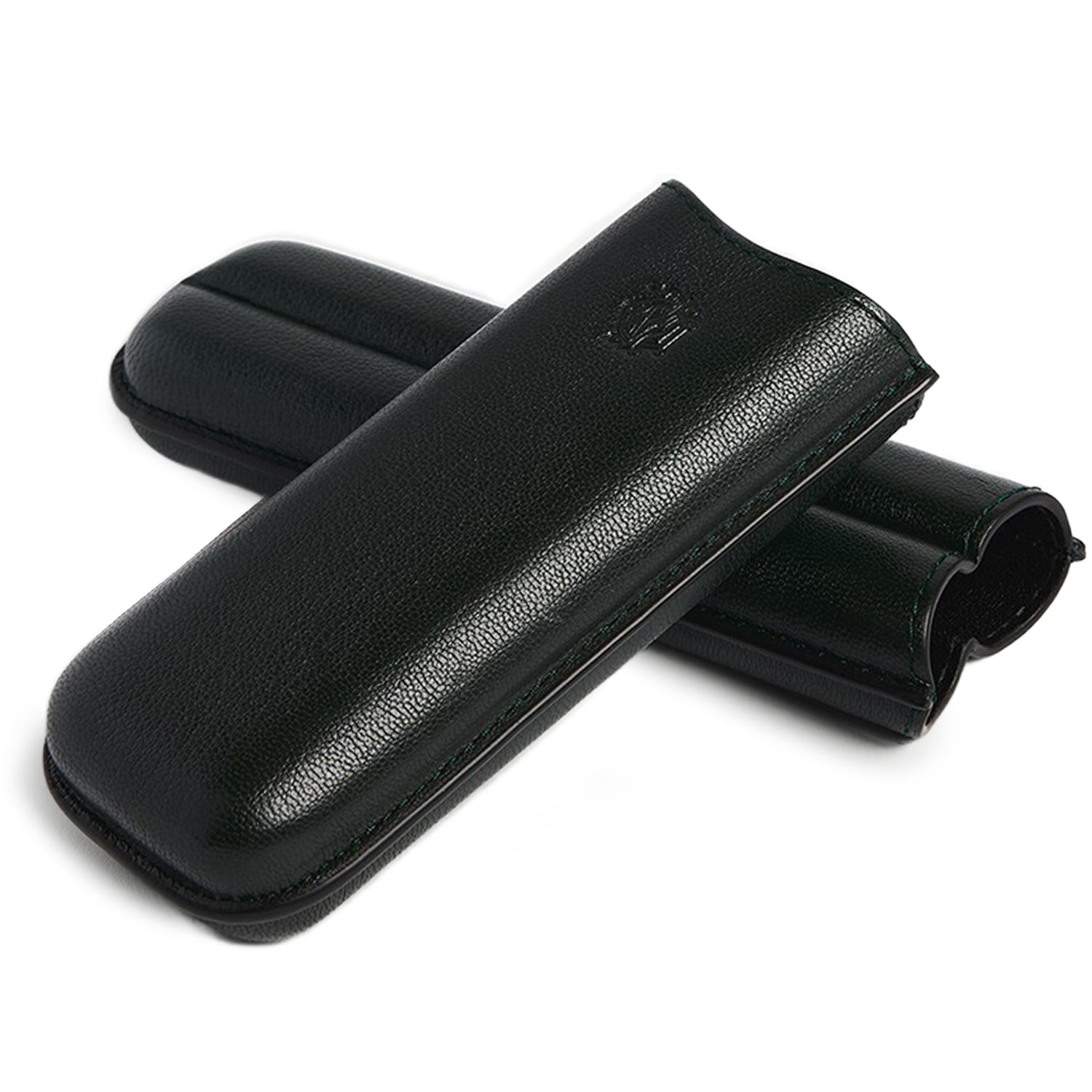 Dunhill Racing Green Goatskin Cigar Case (2 cigars)