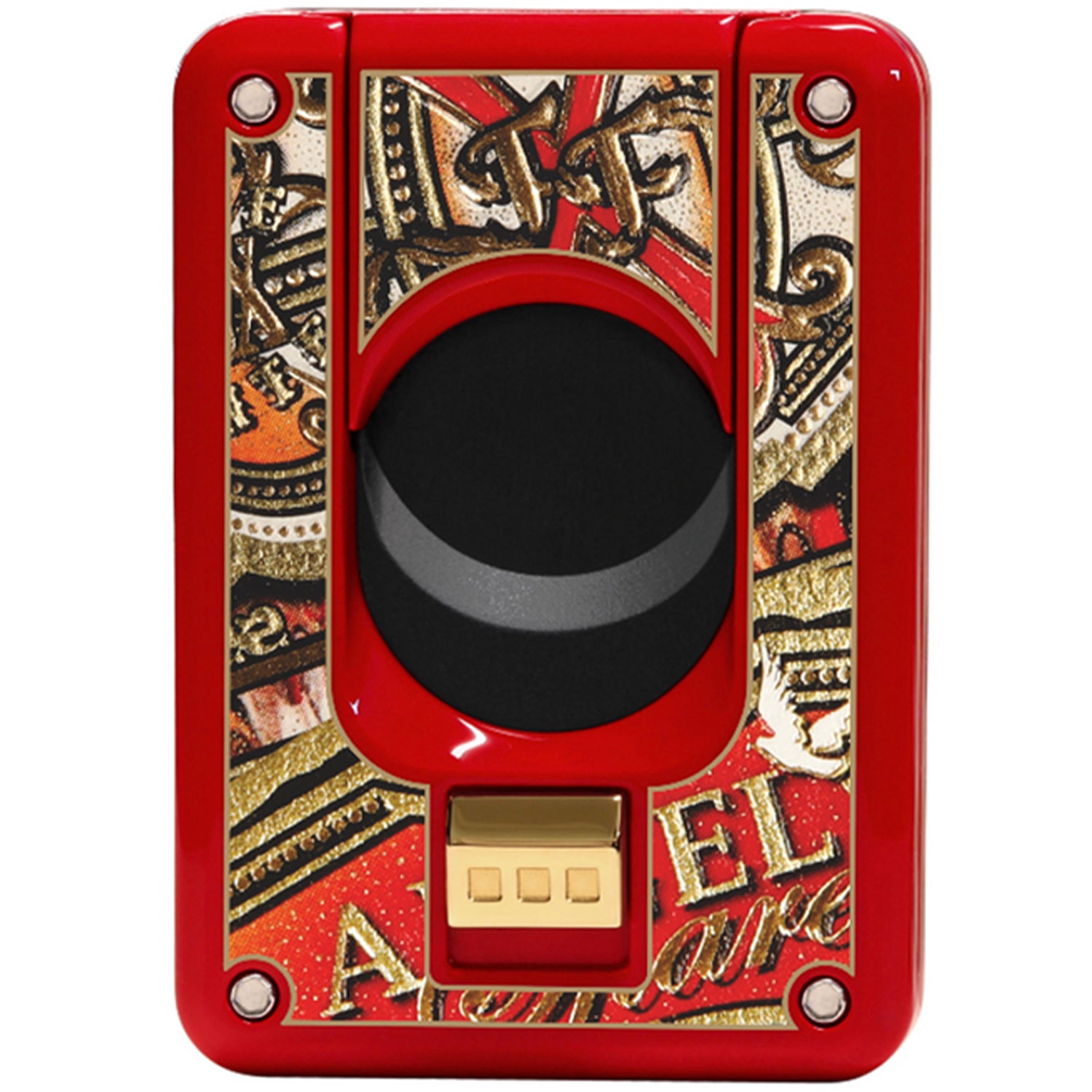 Elie Bleu Limited Edition Fuente Opus X Angel's Share Red & Gold Cigar Cutter