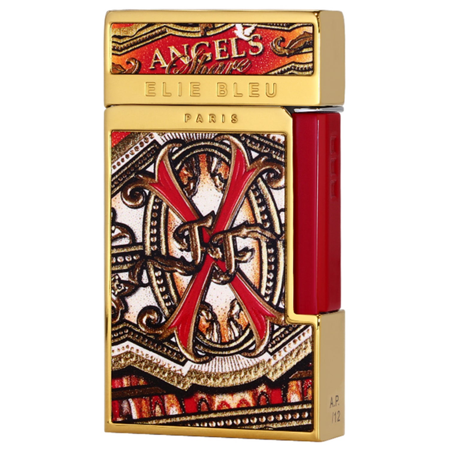 Elie Bleu Limited Edition Fuente Opus X Angel's Share Gold & Red Lighter