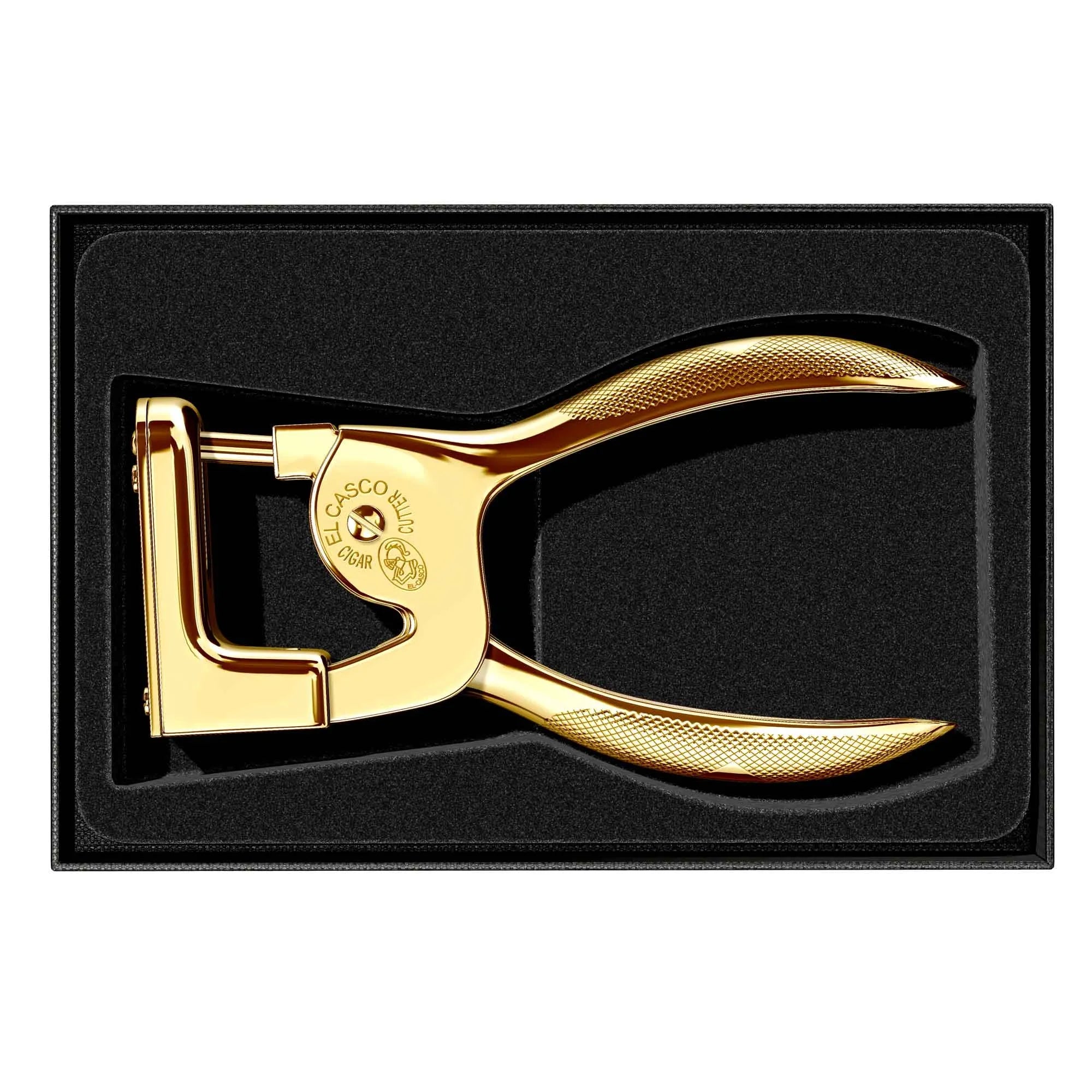 El Casco 23kt Gold Plated Cigar Cutter