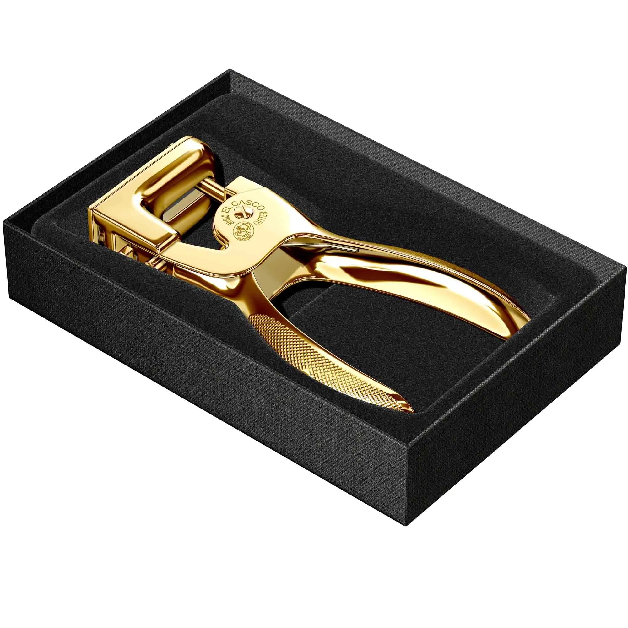 El Casco 23kt Gold Plated Cigar Cutter