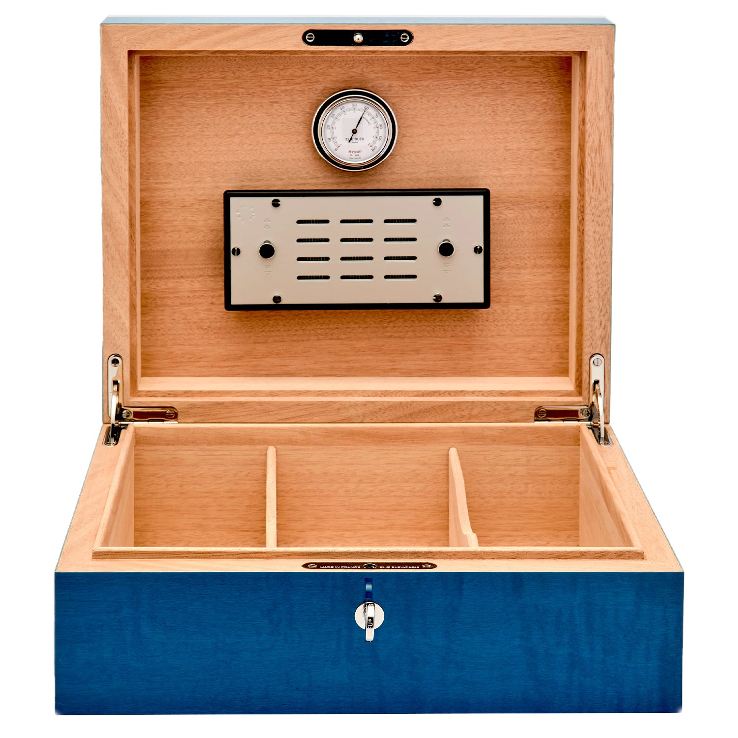 Elie Bleu Blue Sycamore Fruit Humidor (75 Cigars)