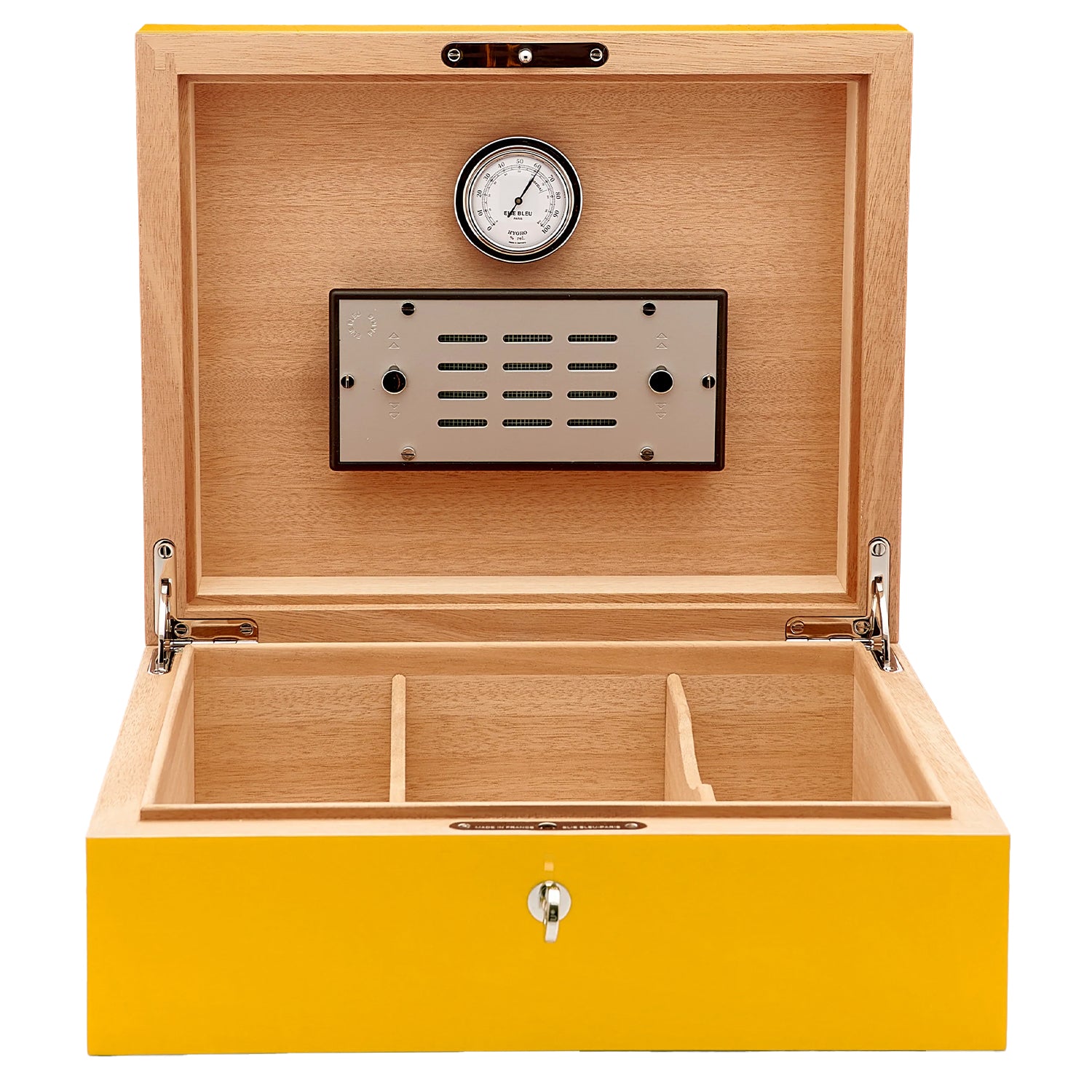 Elie Bleu Yellow Sycamore Fruit Humidor (75 Cigars)