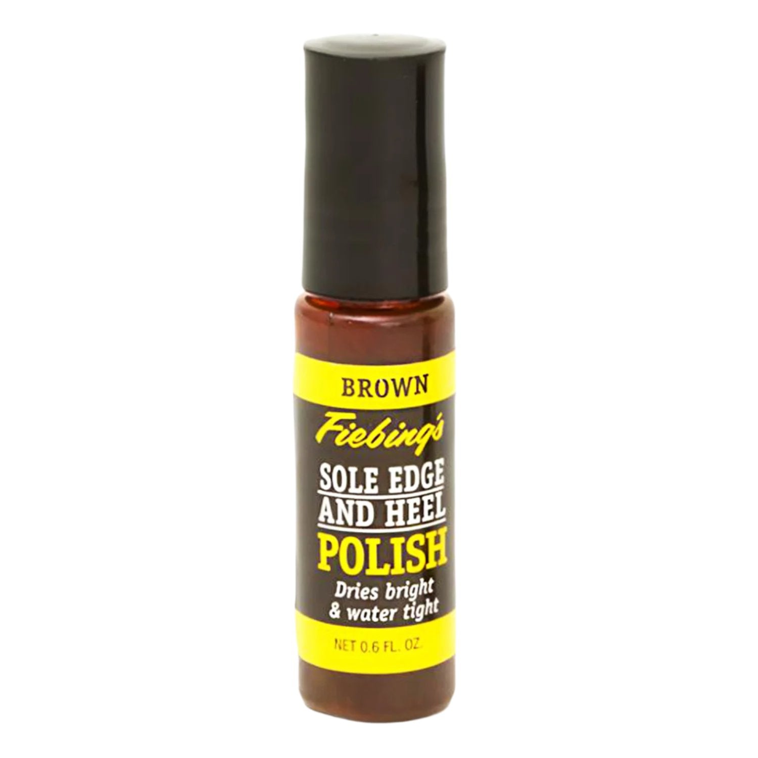 Fiebings Sole Edge and Heel Polish 0.6 Fl Oz. (Brown)