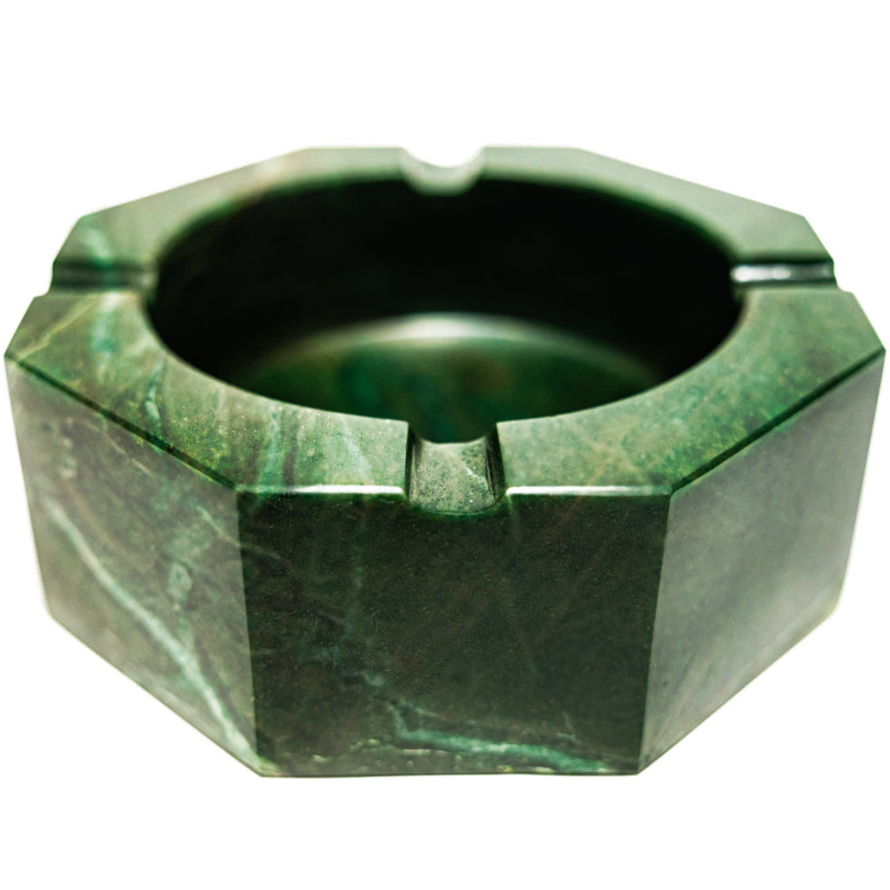 Kirby Allison Green Aventurine Cigar Ashtray | KirbyAllison.com