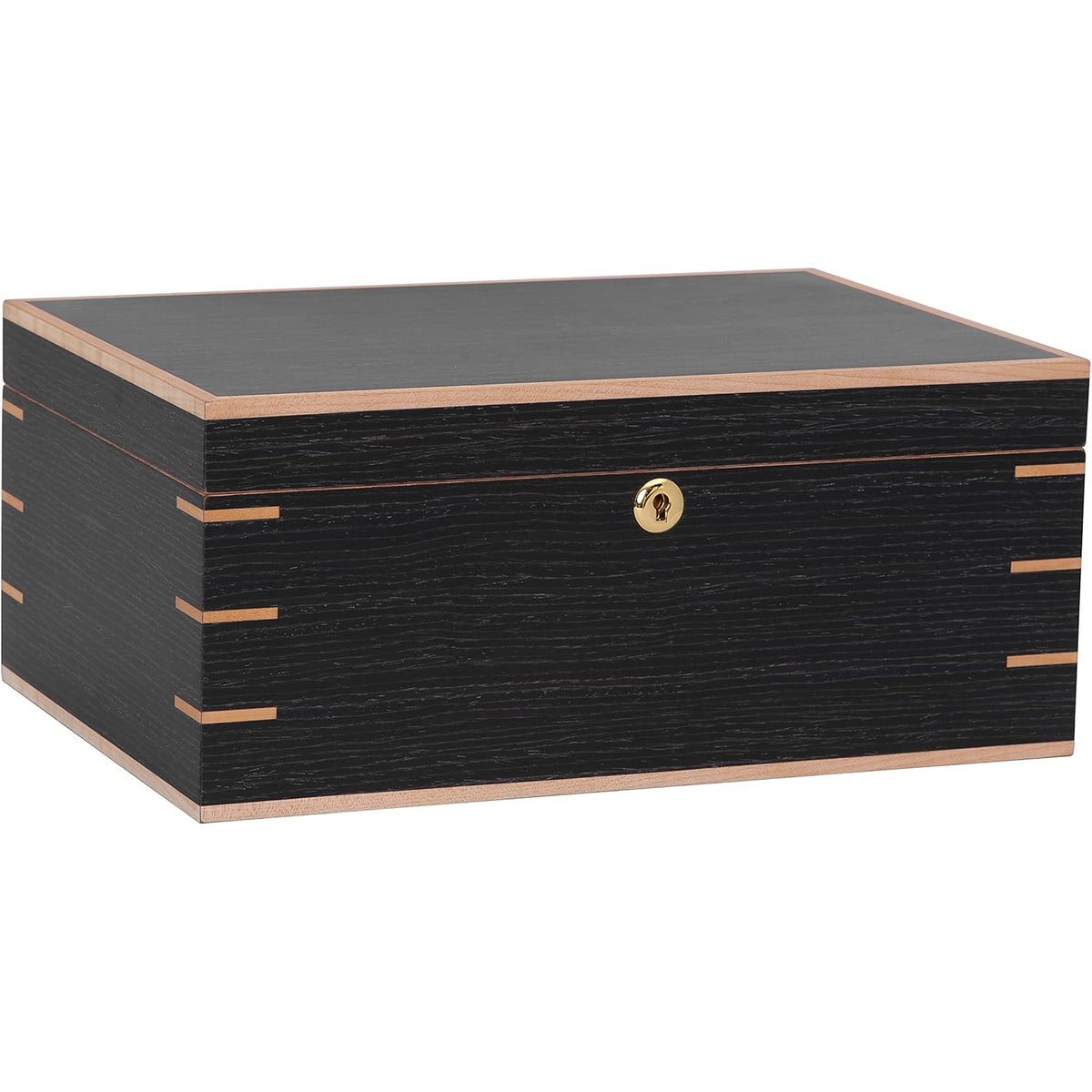 Kirby Allison Dark Grey Oak Desktop Humidor (60 Cigars)