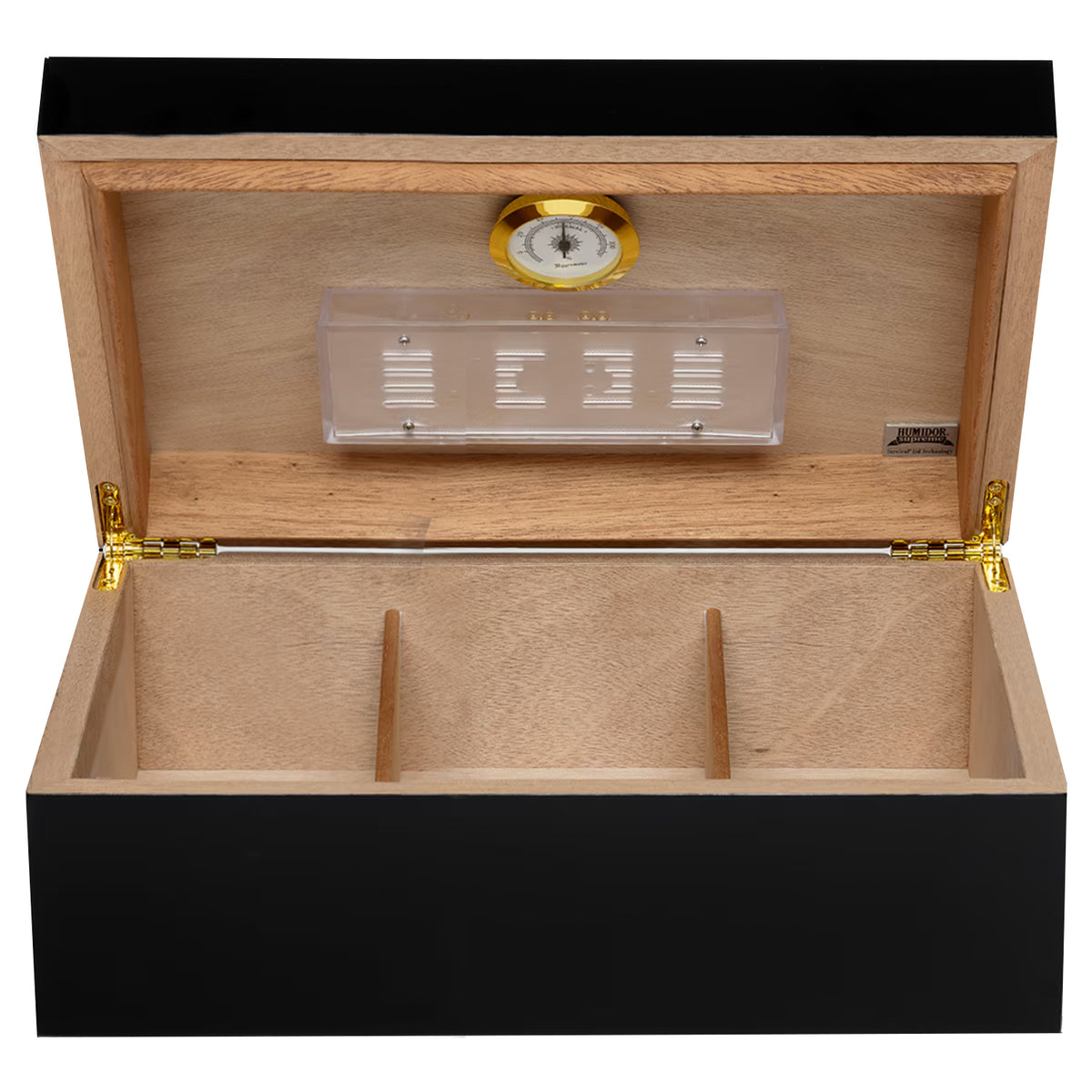 Kirby Allison Black Desktop Humidor (60 Cigars)