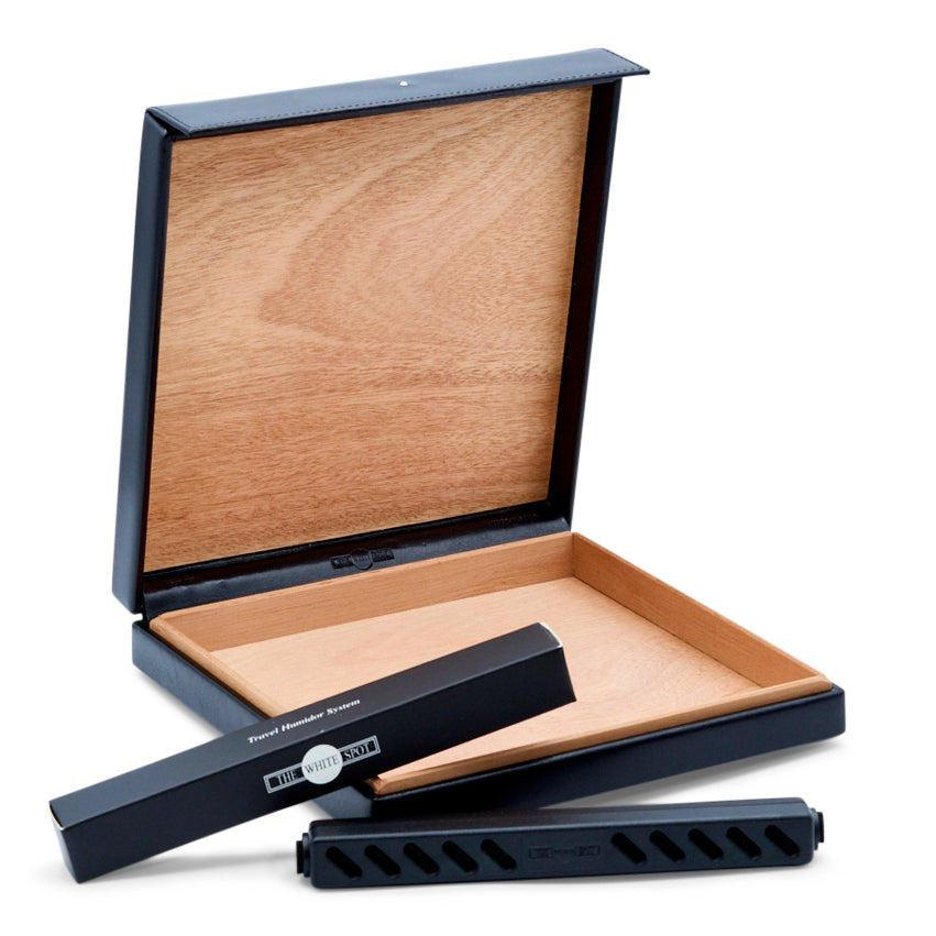⦿ヴィンテージ⦿　105cm×50cm　トルバトヘイダリエ　ギュル　トライバル Dunhill Bulldog Black Travel Humidor (10 cigars) | KirbyAllison.com