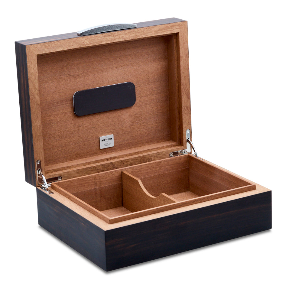 Dunhill White Spot Macassar Humidor (50 cigars) | KirbyAllison.com