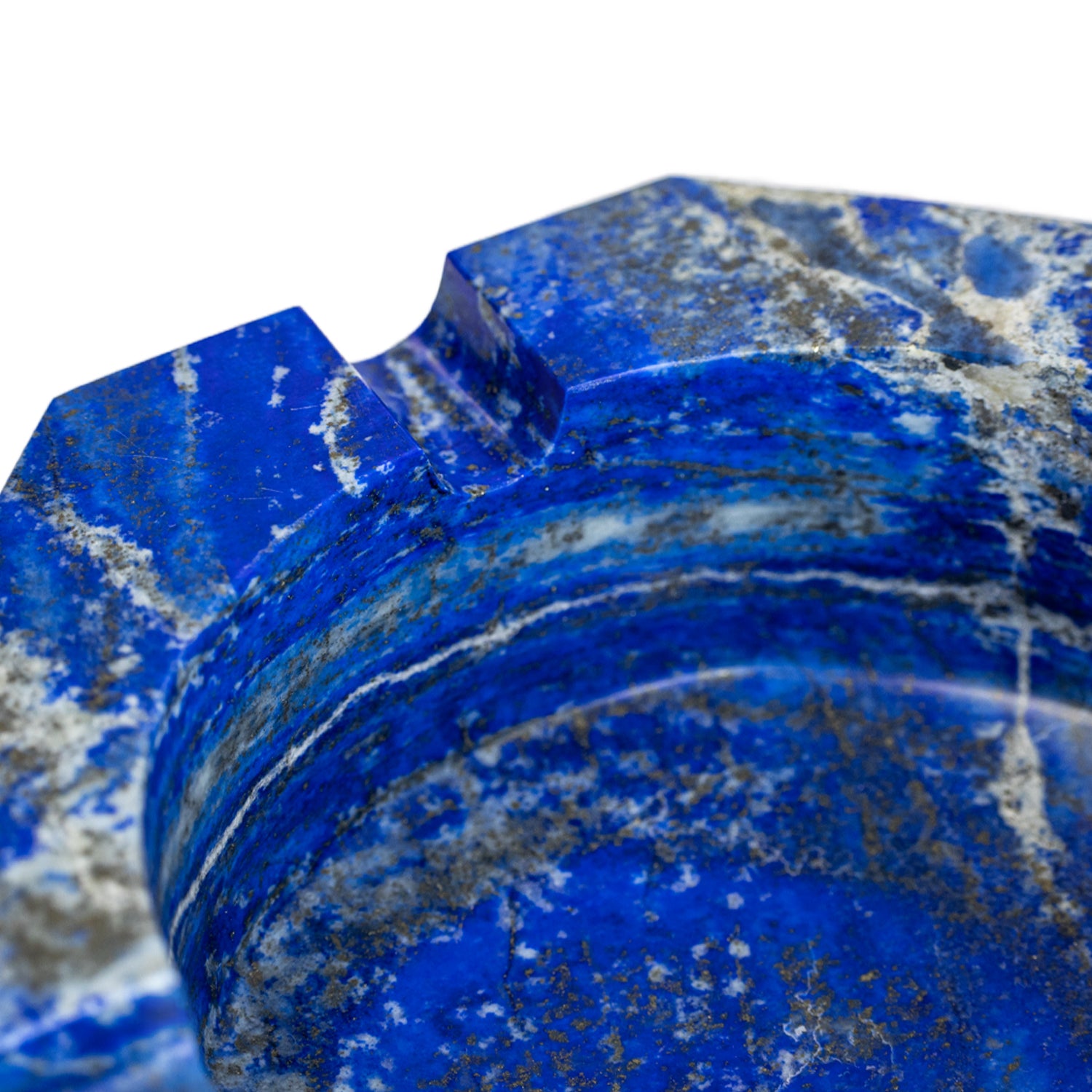 Kirby Allison Lapis Lazuli Cigar Ashtray | KirbyAllison.com