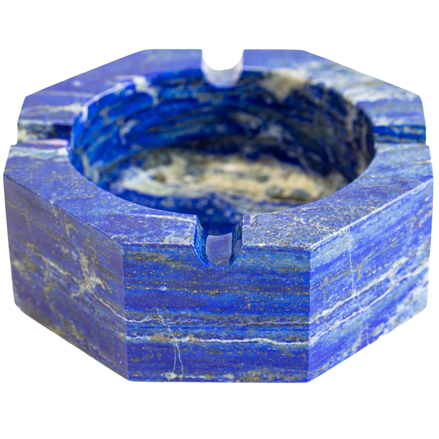 Kirby Allison Lapis Lazuli Cigar Ashtray | KirbyAllison.com
