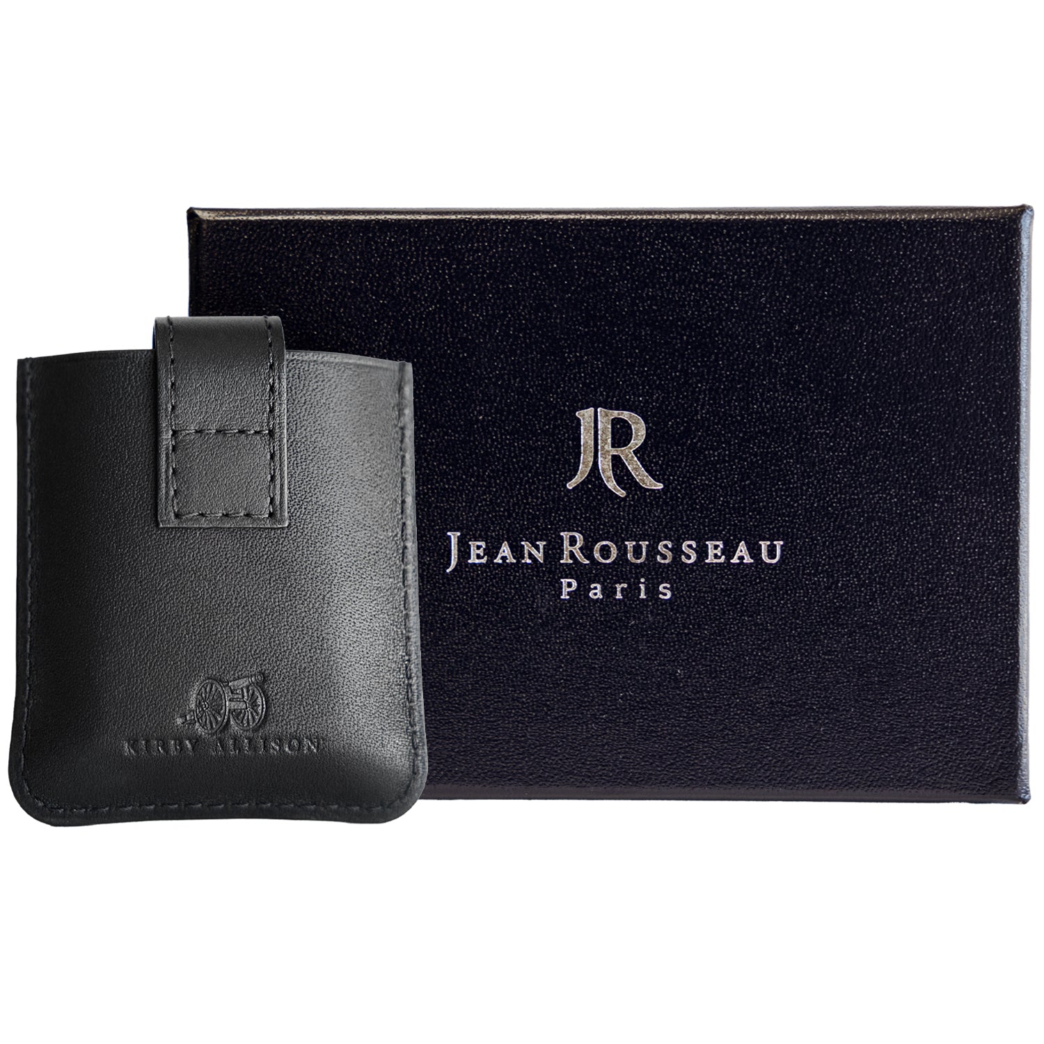 Jean Rousseau x Kirby Allison Black Calf Lighter Case